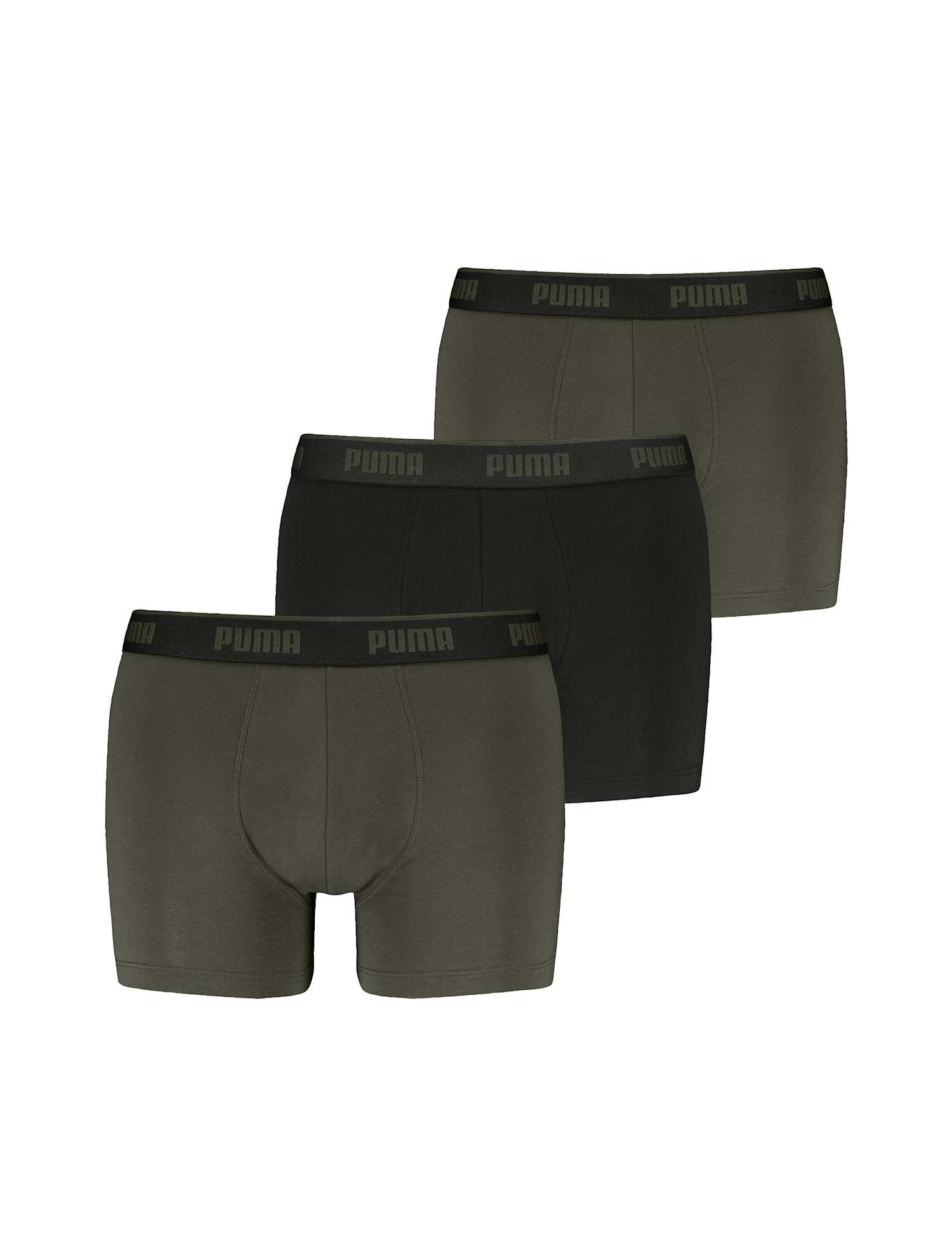 Puma PUMA MEN EVERYDAY BASIC BOXERS 3P Khaki