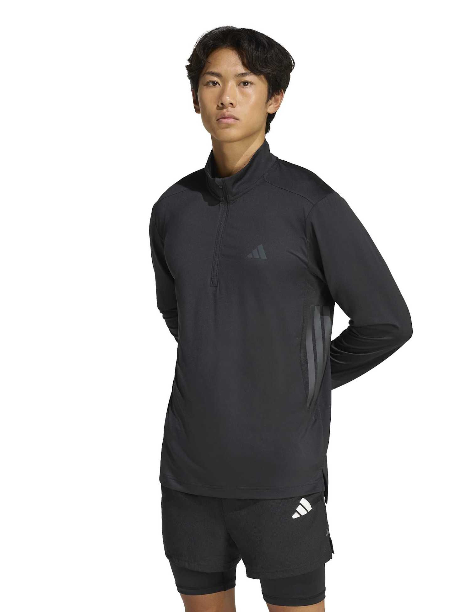 Adidas Essentials Workout 1/4 Zip Sweatshirt Black