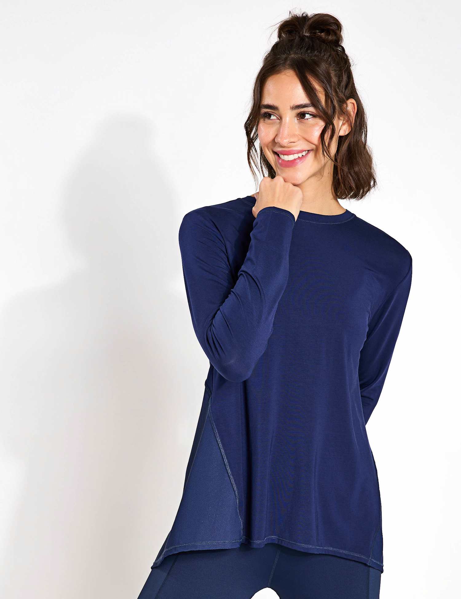 Lilybod Kendall Modal Rich Open Back Top Navy
