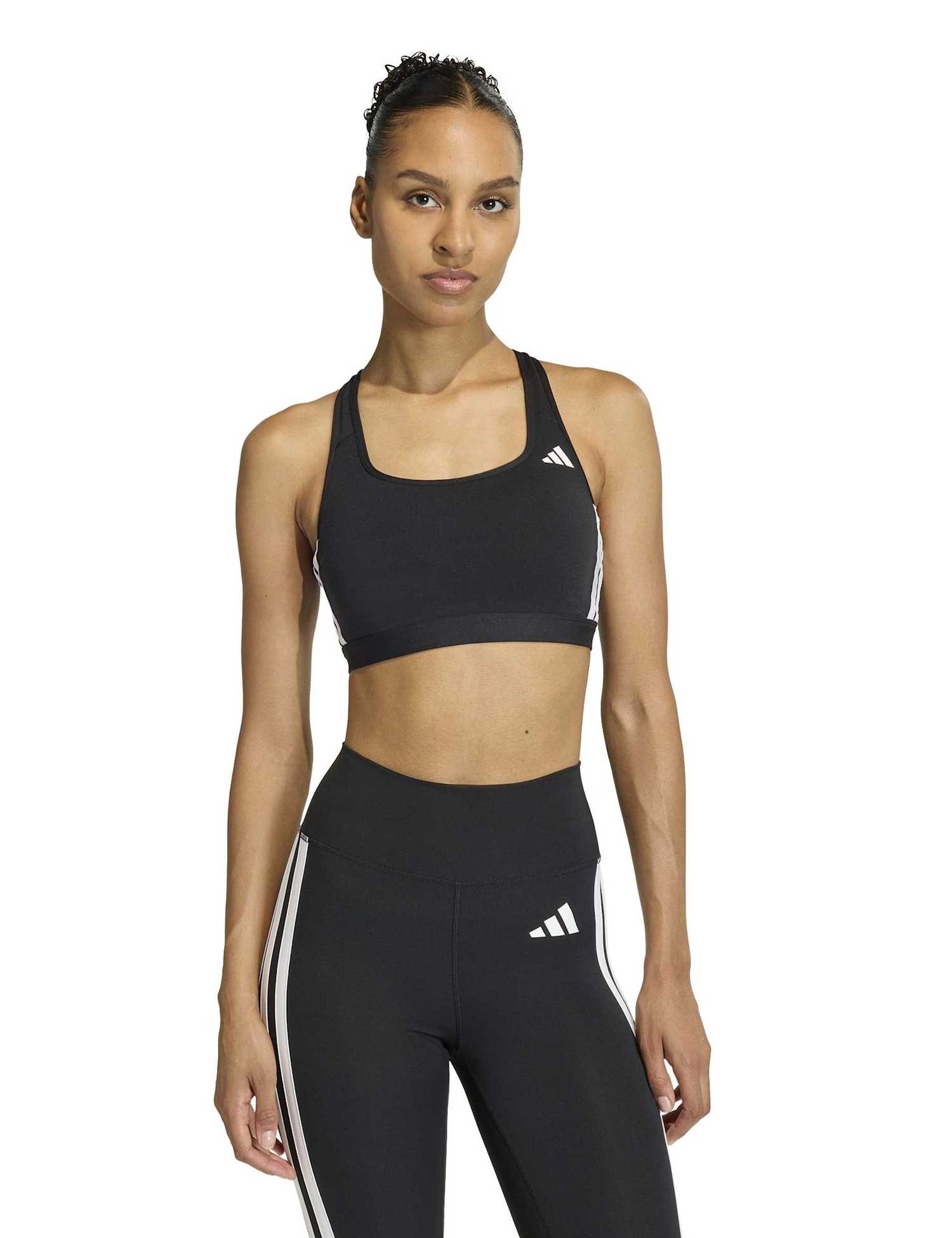 adidas Optime Essentials Non Wired Sports Bra (A-E) Black