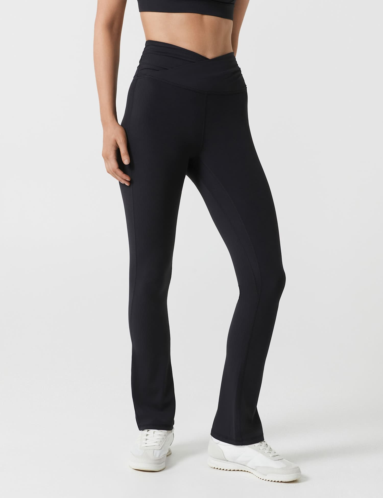 Lilybod Harlow High Waisted Bootcut Leggings Black