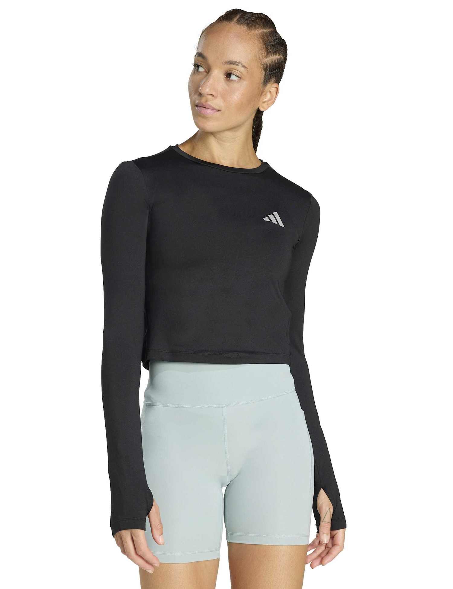 adidas adi365 Running Essentials Long Sleeve Top Black