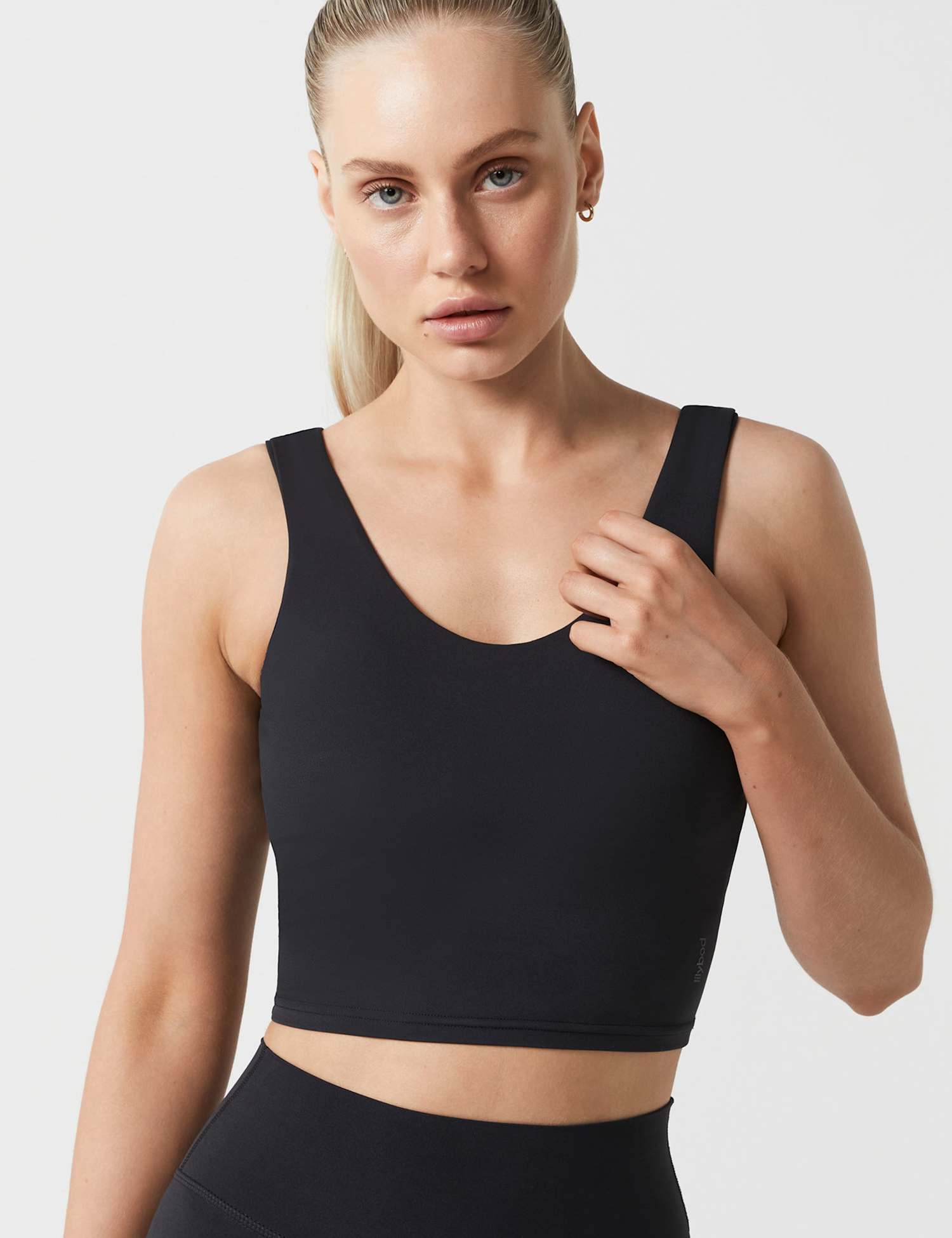 Lilybod Harper Streamlined Medium Support Sports Bra Black