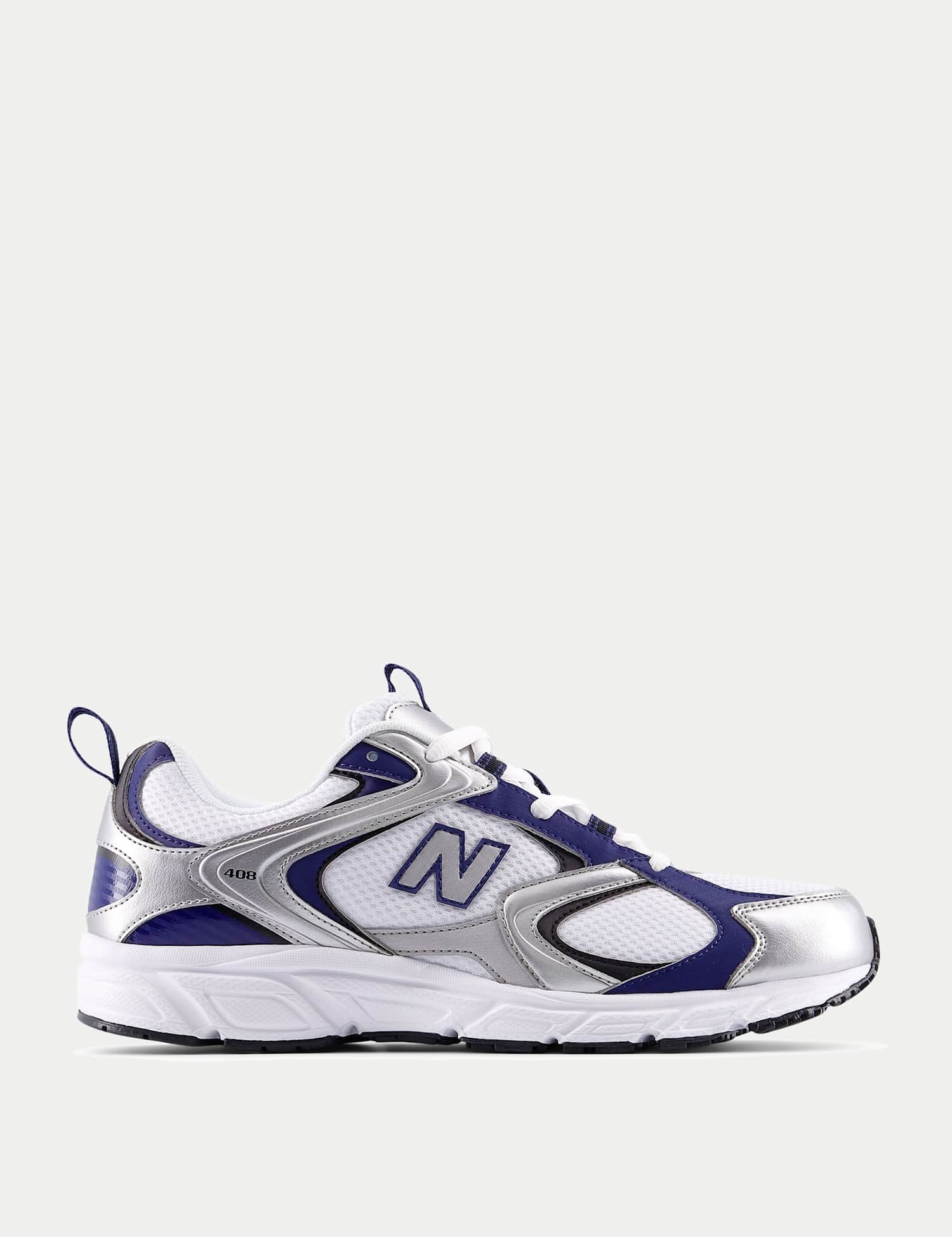 New Balance 408 Retro-Style Mesh Running Trainers White Mix
