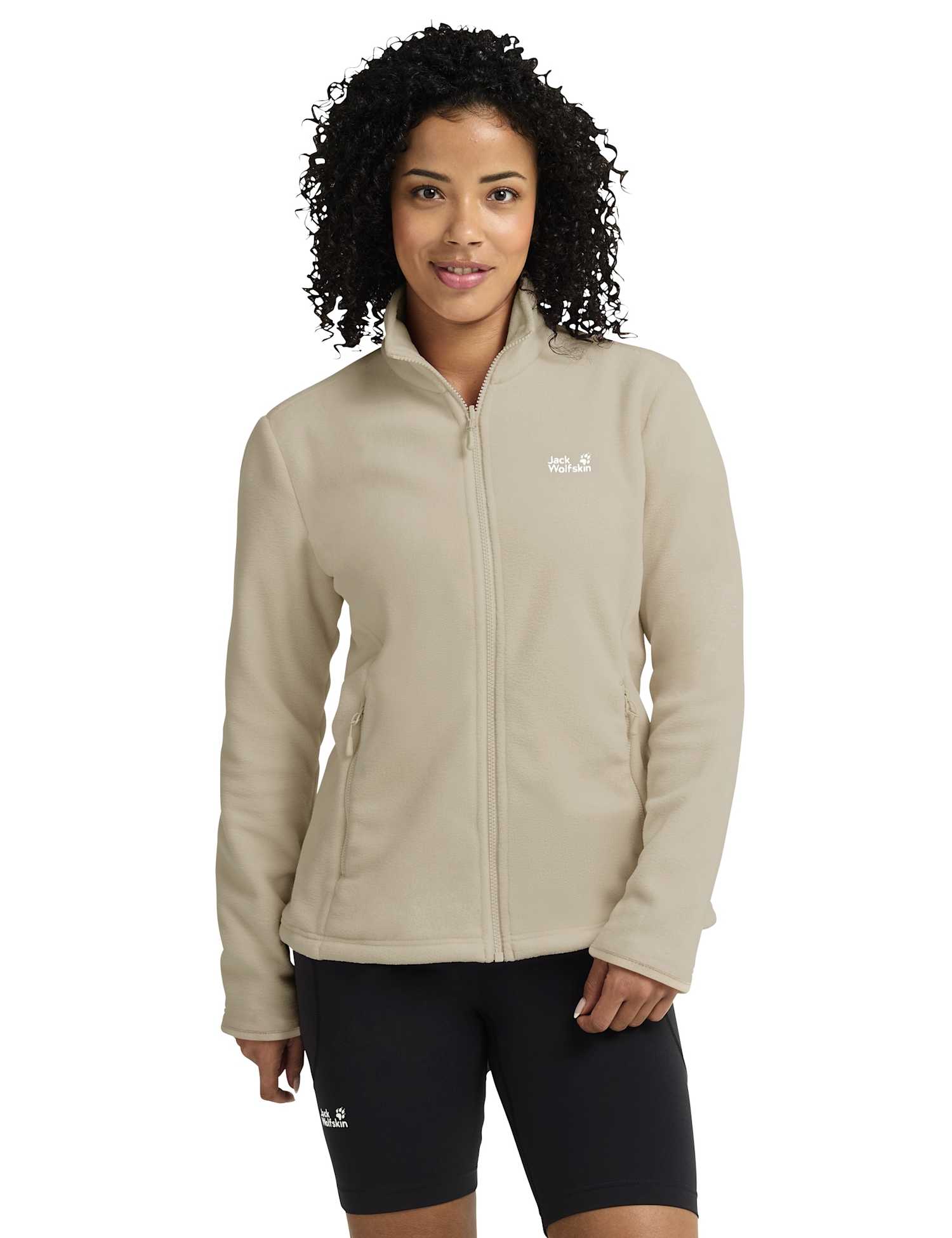 Jack Wolfskin Taunus 200 Full Zip Fleece Jacket Ivory