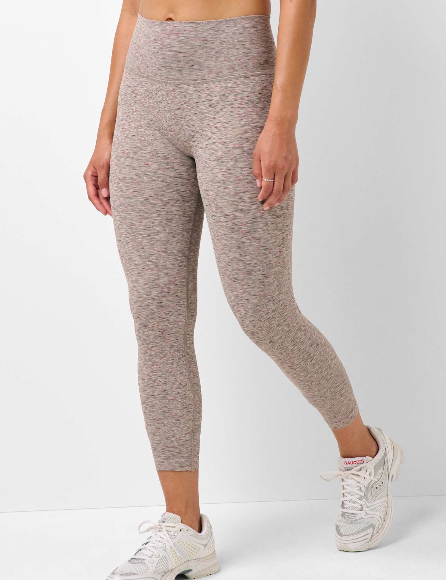 Sweaty Betty Seamless Space Dye 7/8 Leggings Beige Mix