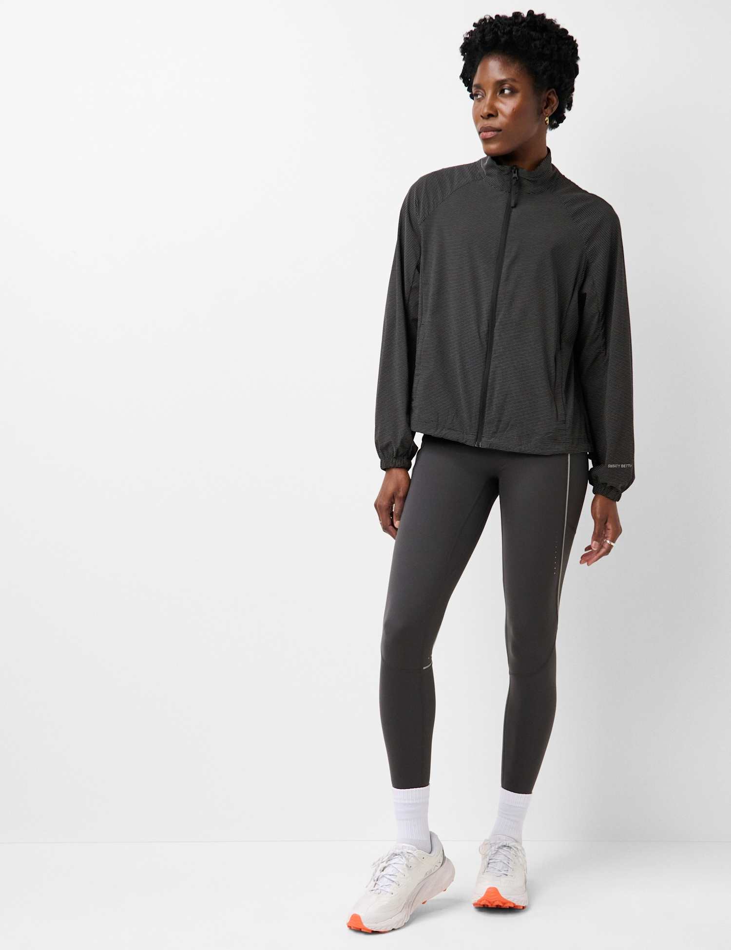 Sweaty Betty Runners High Reflective Shell Jacket Black