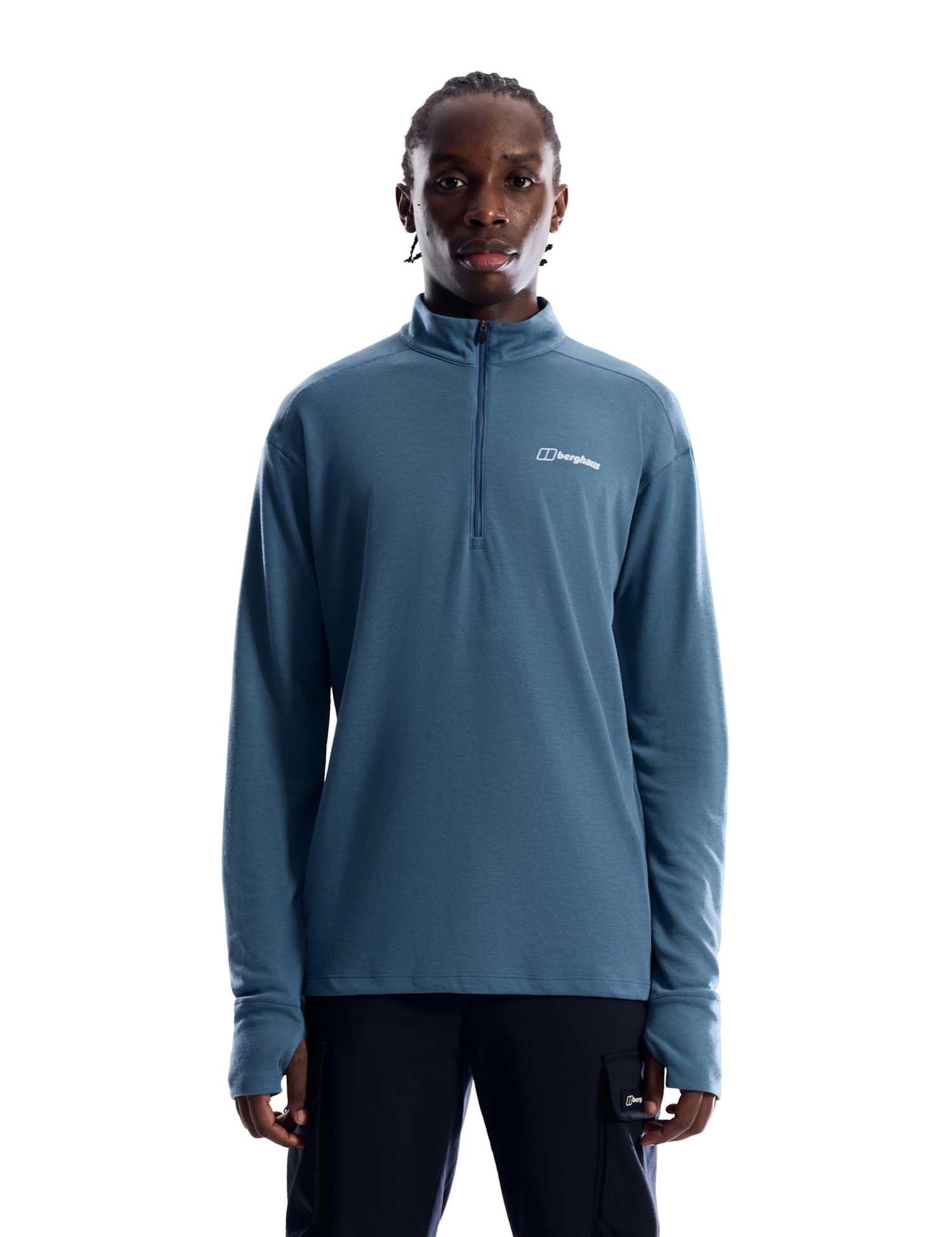 Berghaus Ivyhill Long Sleeve Half Zip Top Dark Blue