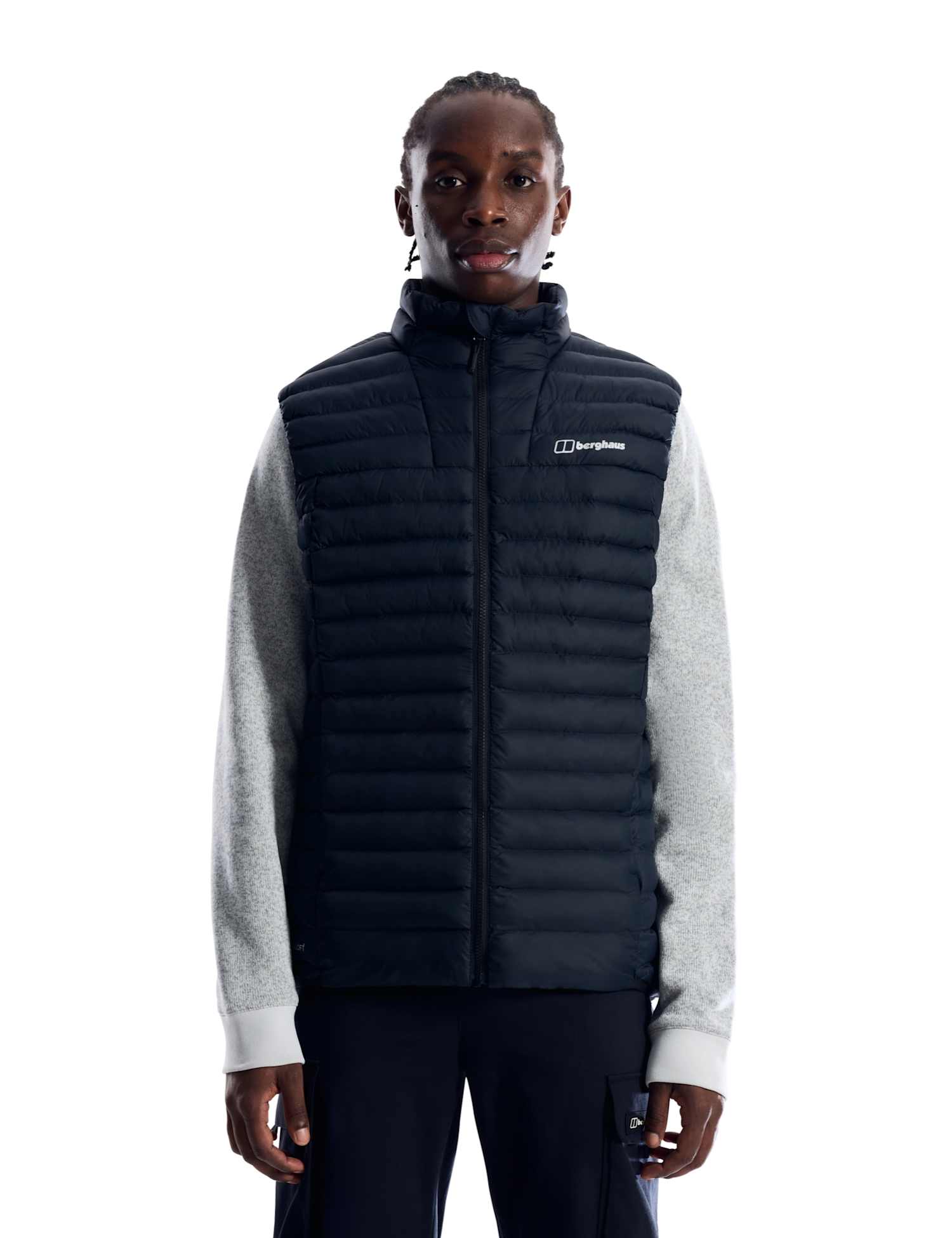 Berghaus Vaskye Funnel Neck Zip Up Gilet Black