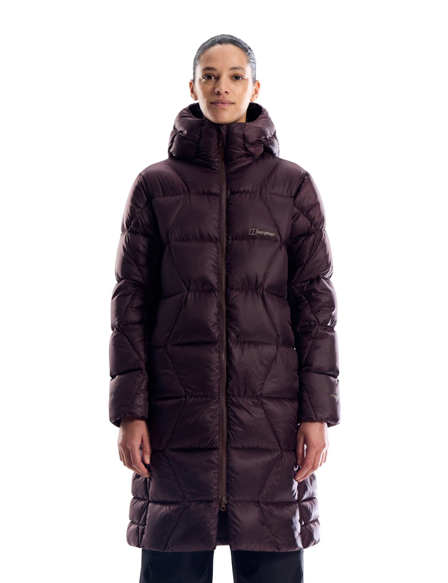 Berghaus Hooded Puffer Jacket Burgundy