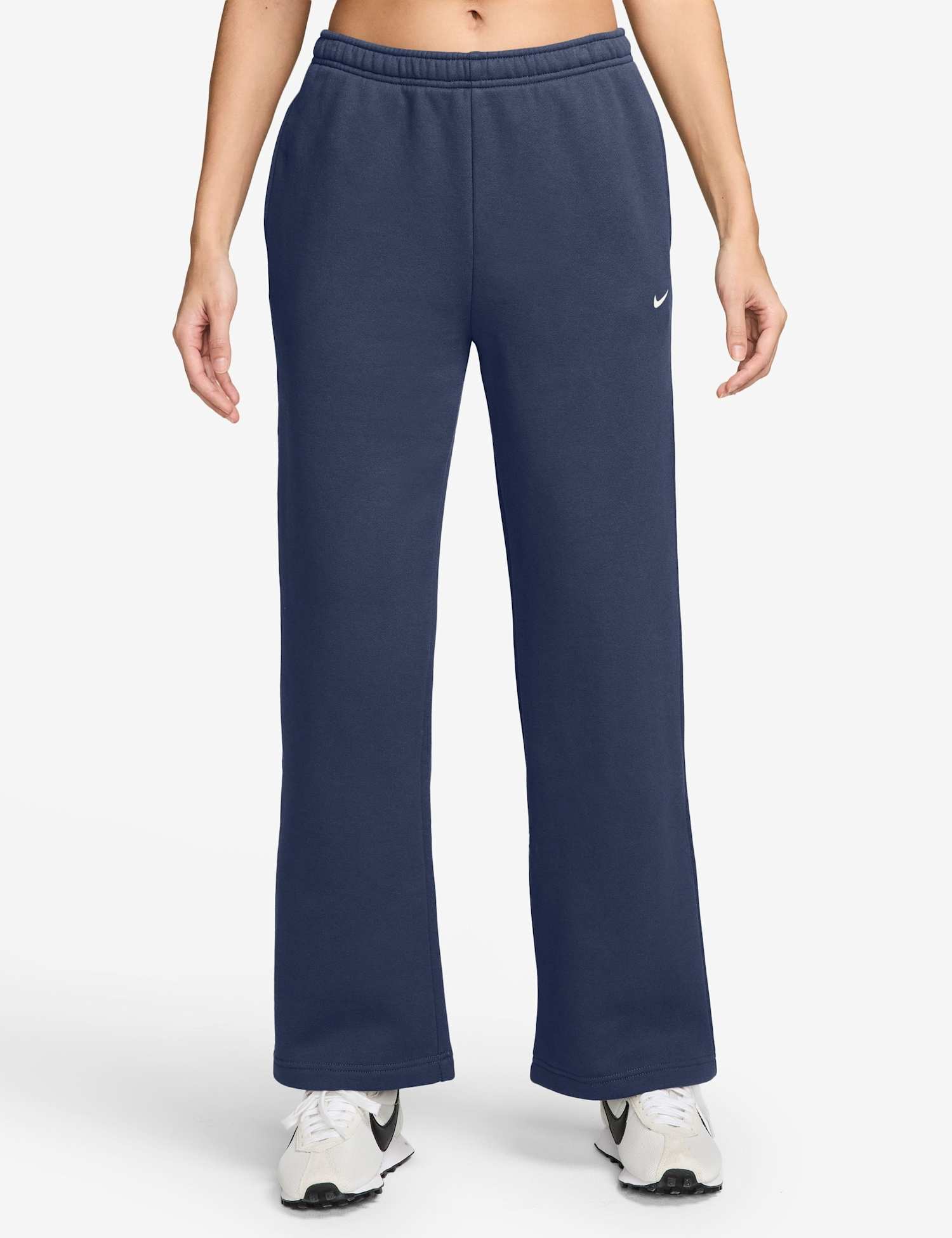 Nike Studio Cotton Rich Fleece Joggers Dark Navy