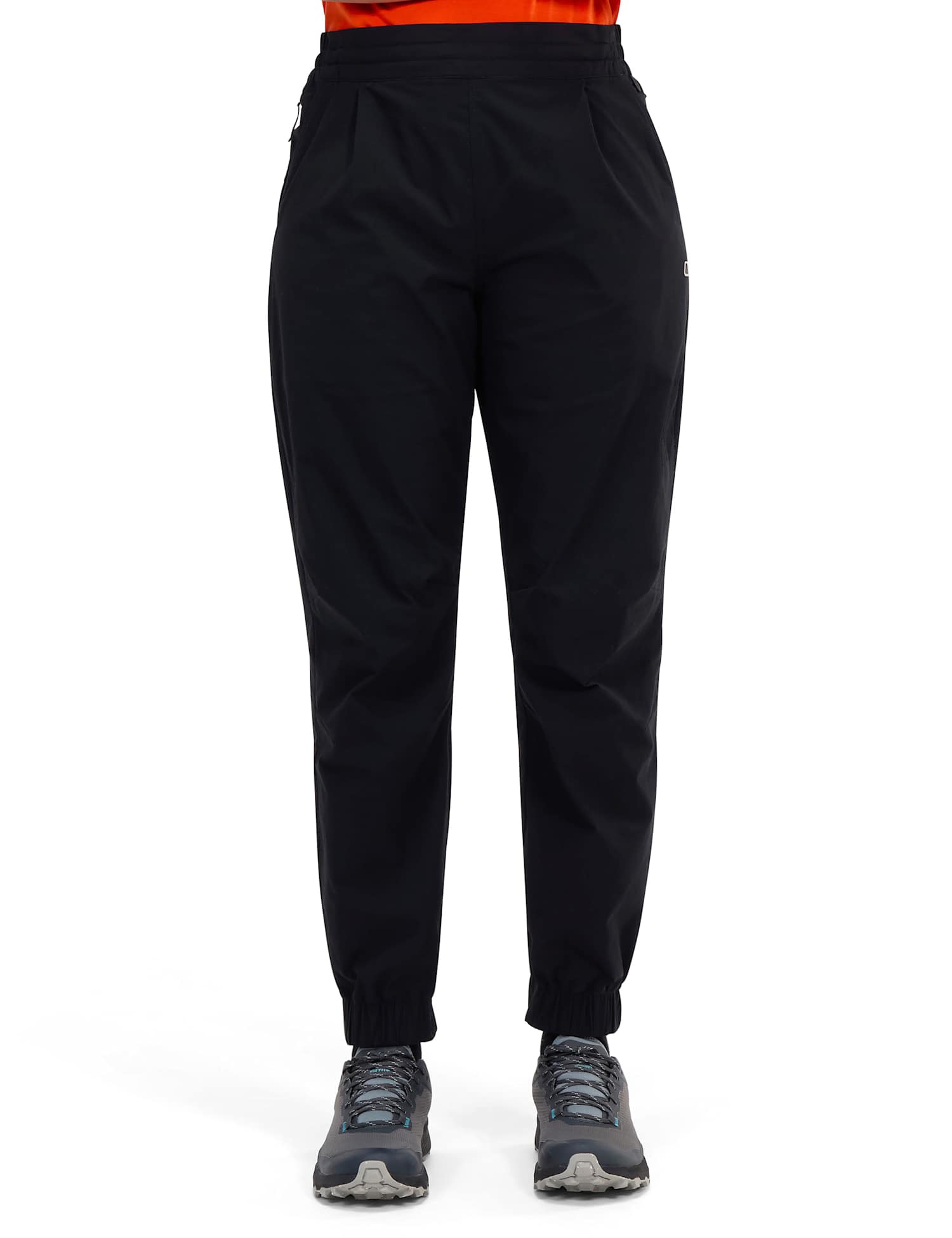Berghaus Explorer Elasticated Waist Straight Leg Trousers Black