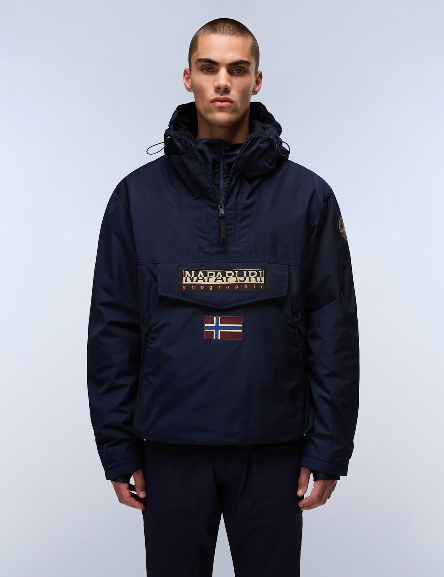 Napapijri Rainforest Padded Hooded Sports Anorak Dark Navy