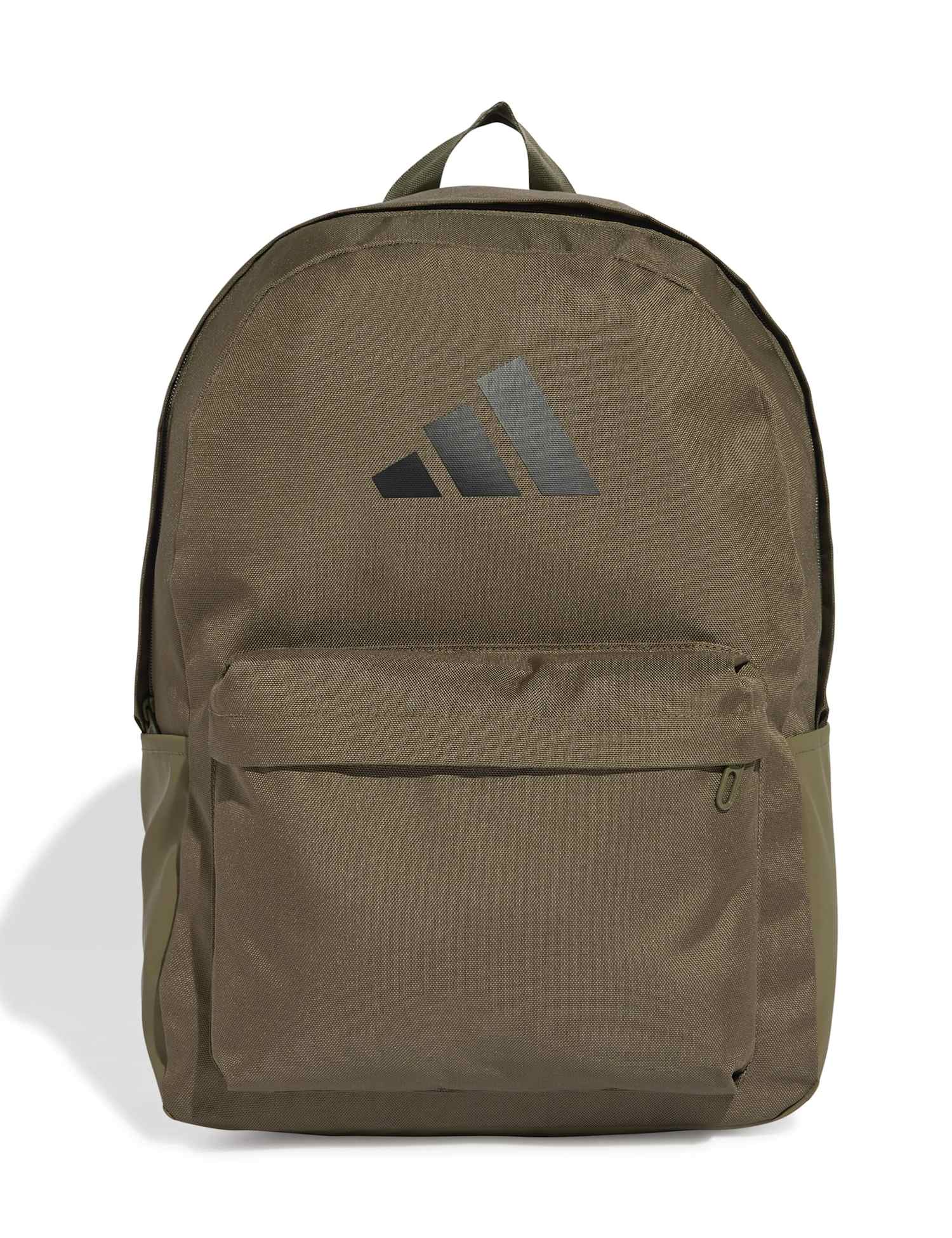 adidas Classic 3 Bar Logo Padded Backpack Olive
