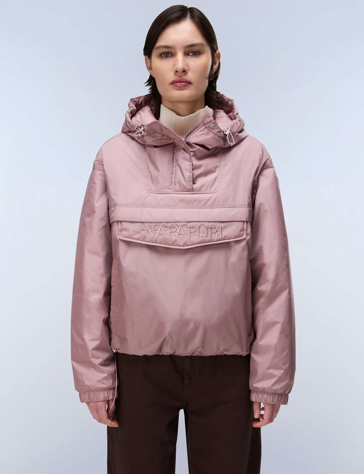 Napapijri Rainforest Optique Hooded Padded Jacket Dusky Rose