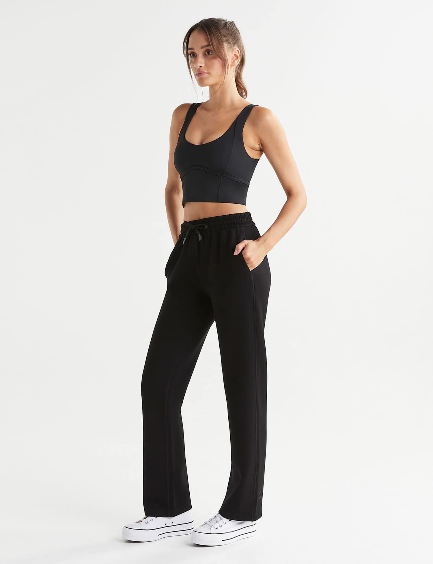 Lilybod Aimie High Waisted Relaxed Joggers Black