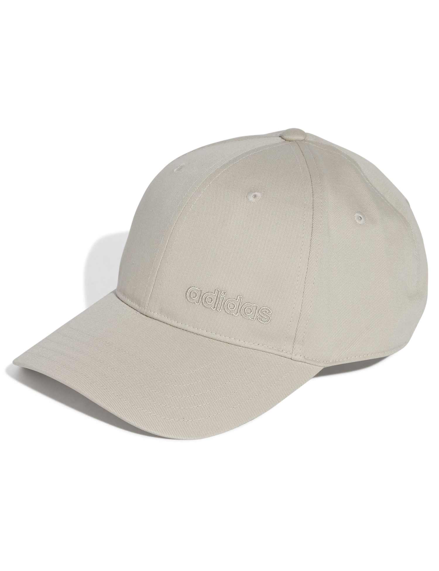 adidas Linear Outline Pure Cotton Baseball Cap Taupe