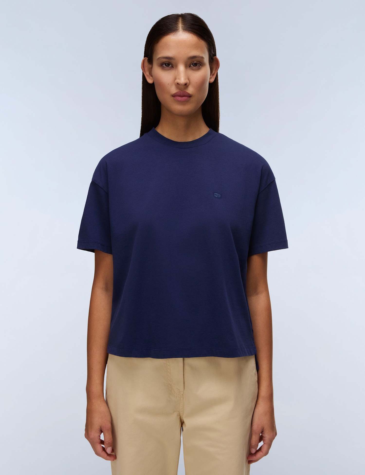 Napapijri Aurora Pure Cotton Relaxed T-Shirt Dark Navy
