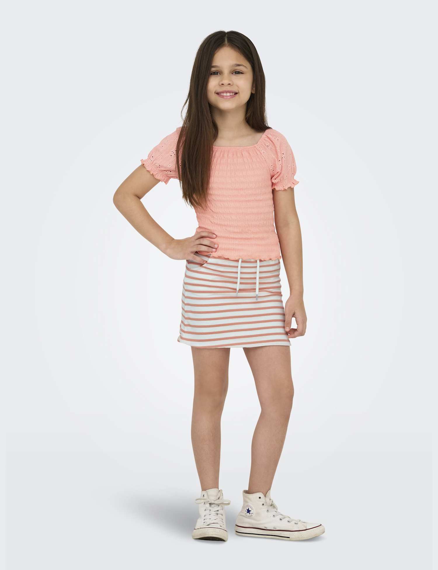 Kids Only Smock T-Shirt (7-14 Yrs) Pink