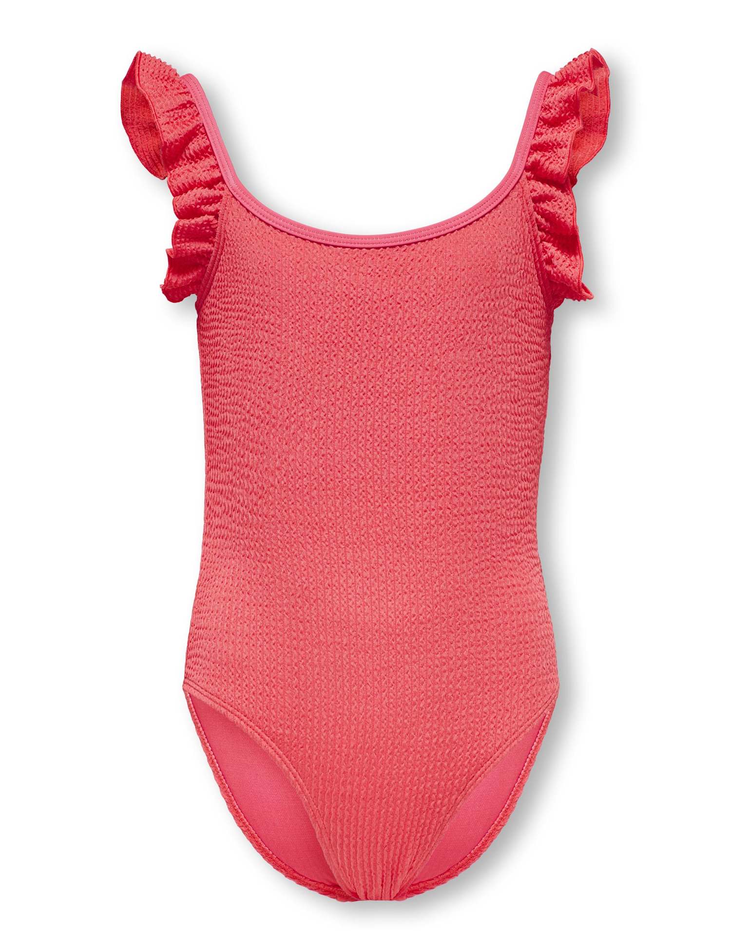Kids Only Frill Textured Swimsuit (7-14 Yrs) Pink