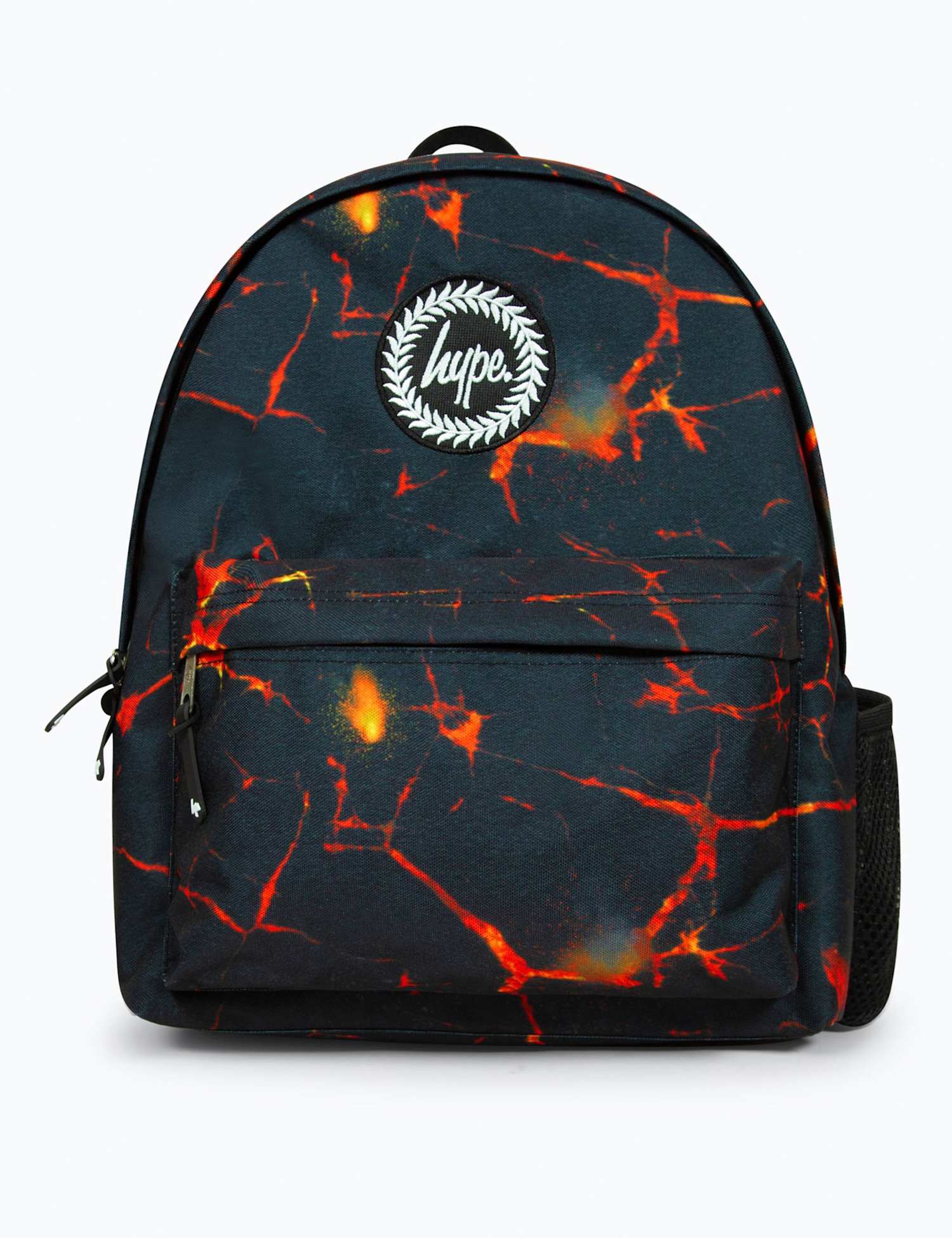 Hype Kids' Lava Print Backpack Black Mix