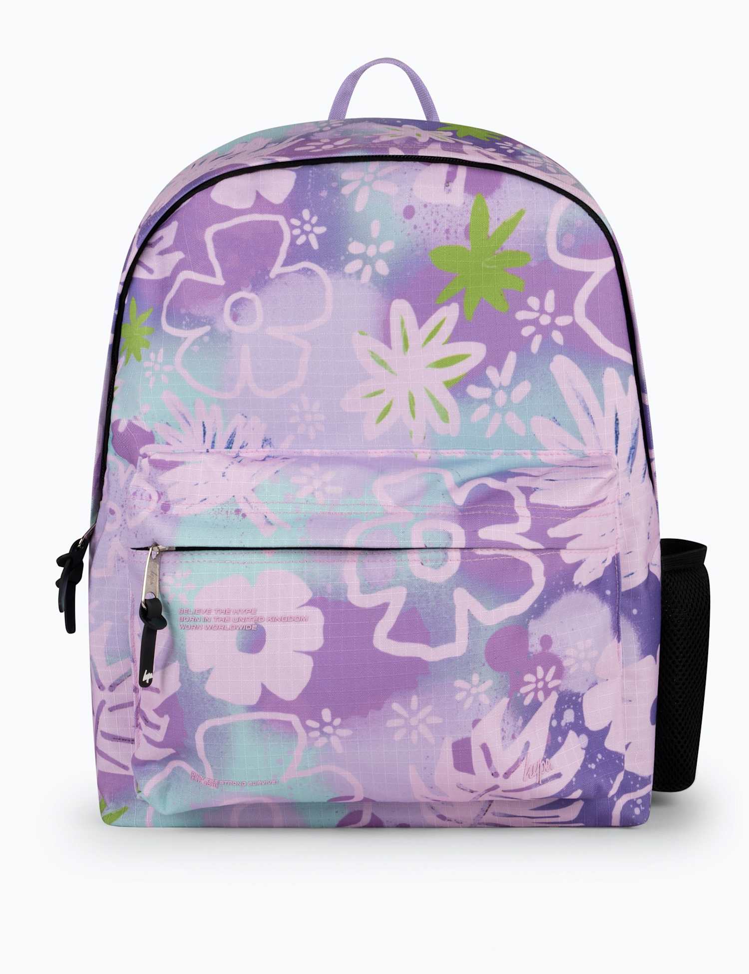 Hype Kids' Floral Doodle Print Backpack Multi