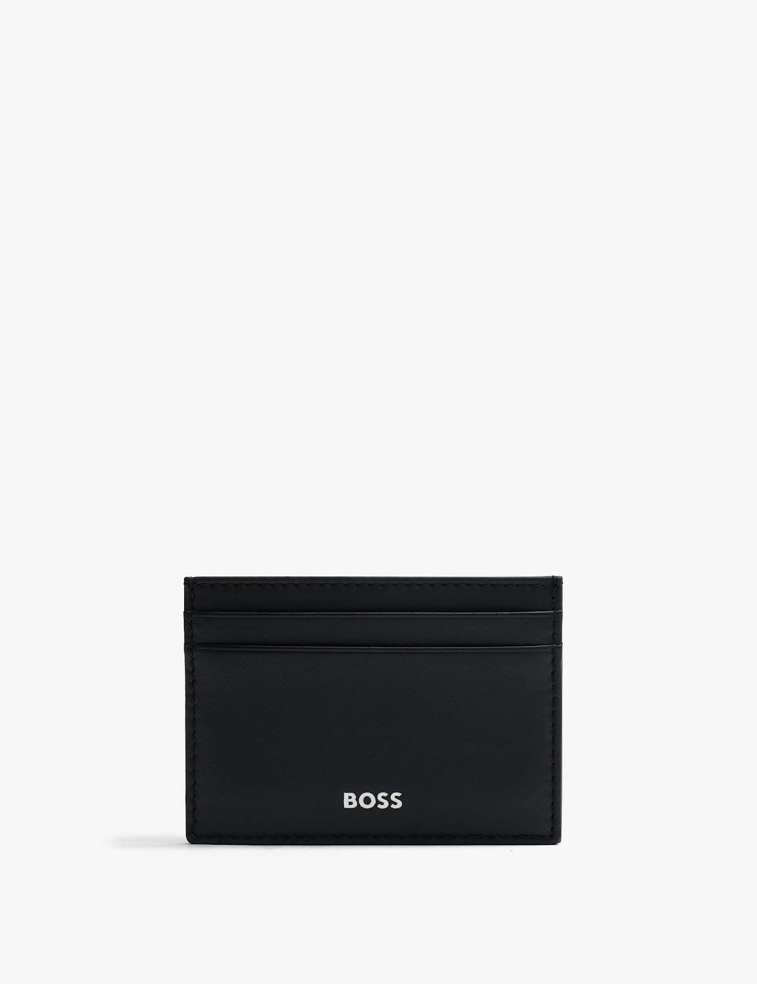 Boss Leather Card Holder Black