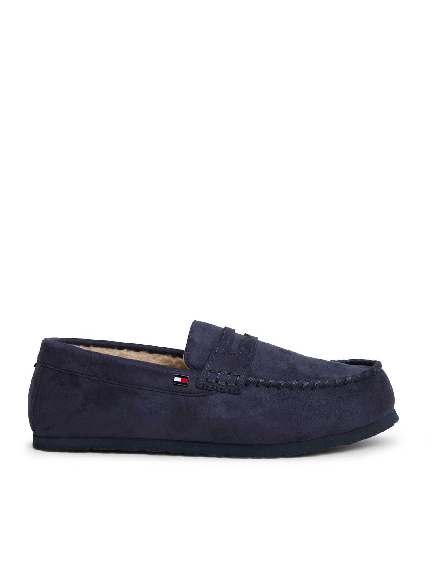 Tommy Hilfiger Driver Moccasin Slippers Dark Navy