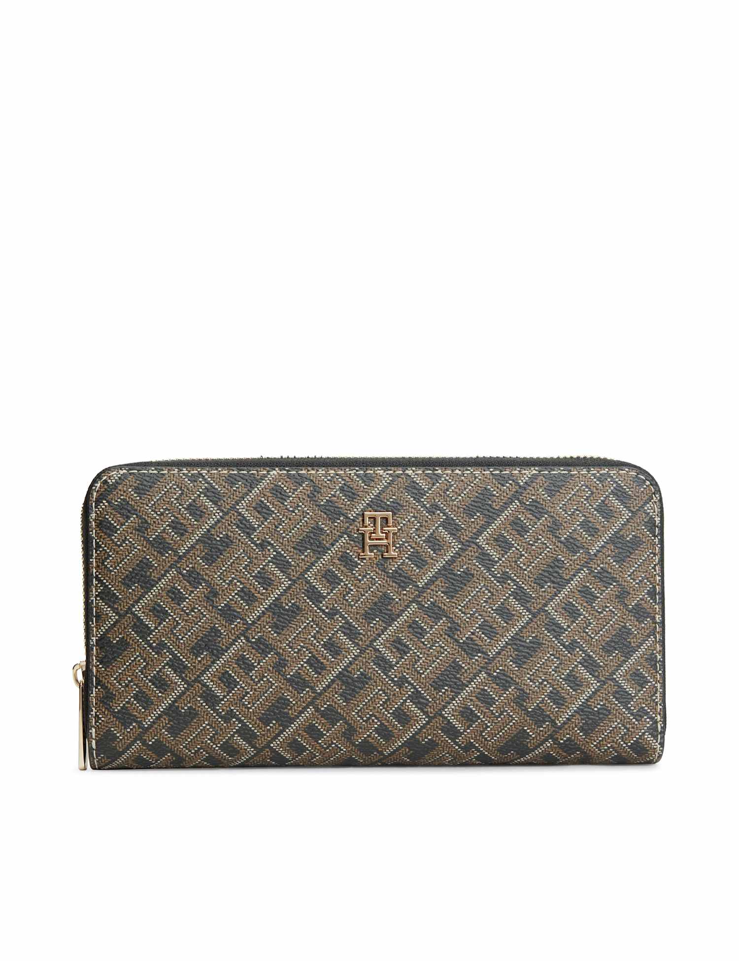 Tommy Hilfiger Zip Wallet Black Mix