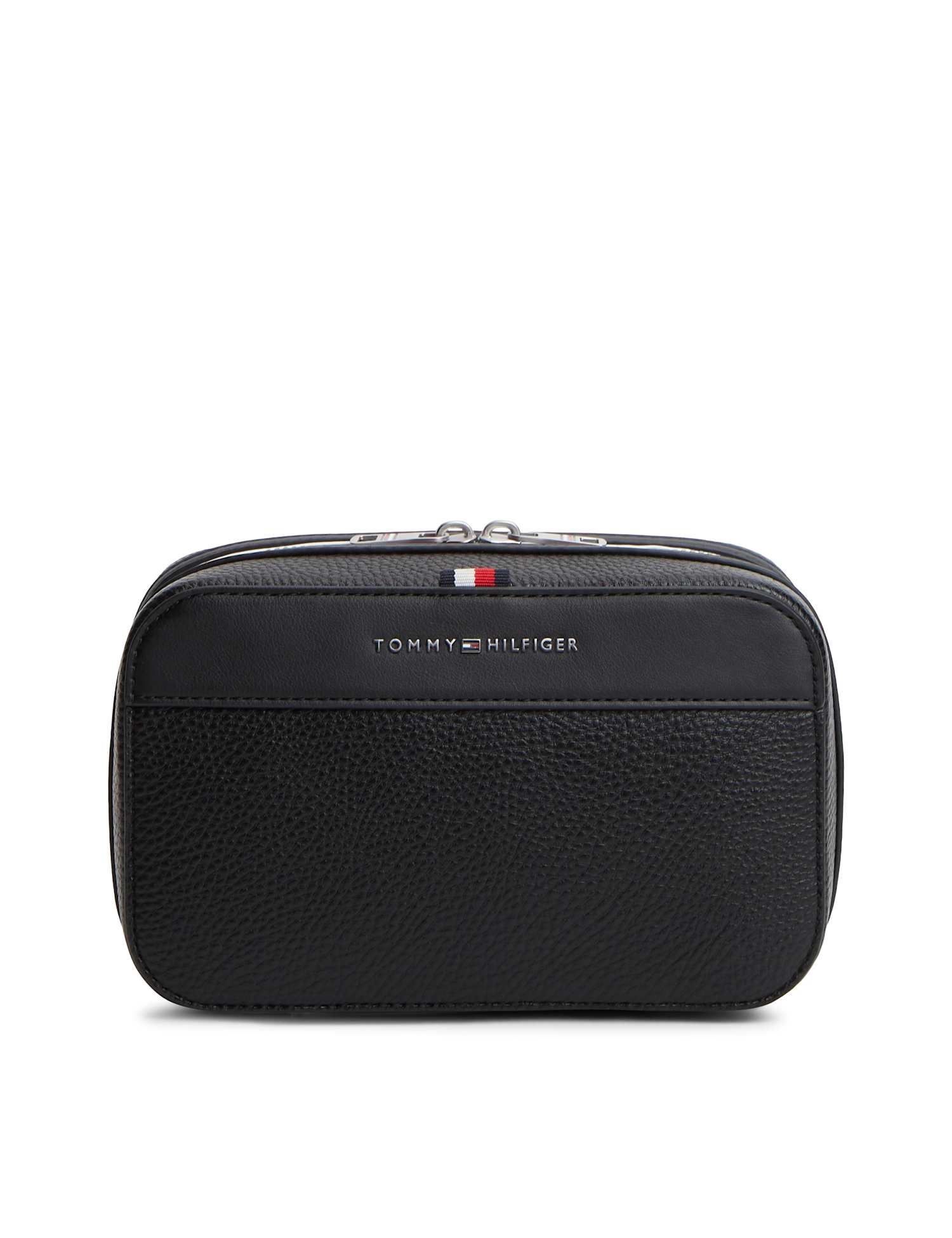 Tommy Hilfiger Zip Washbag Black