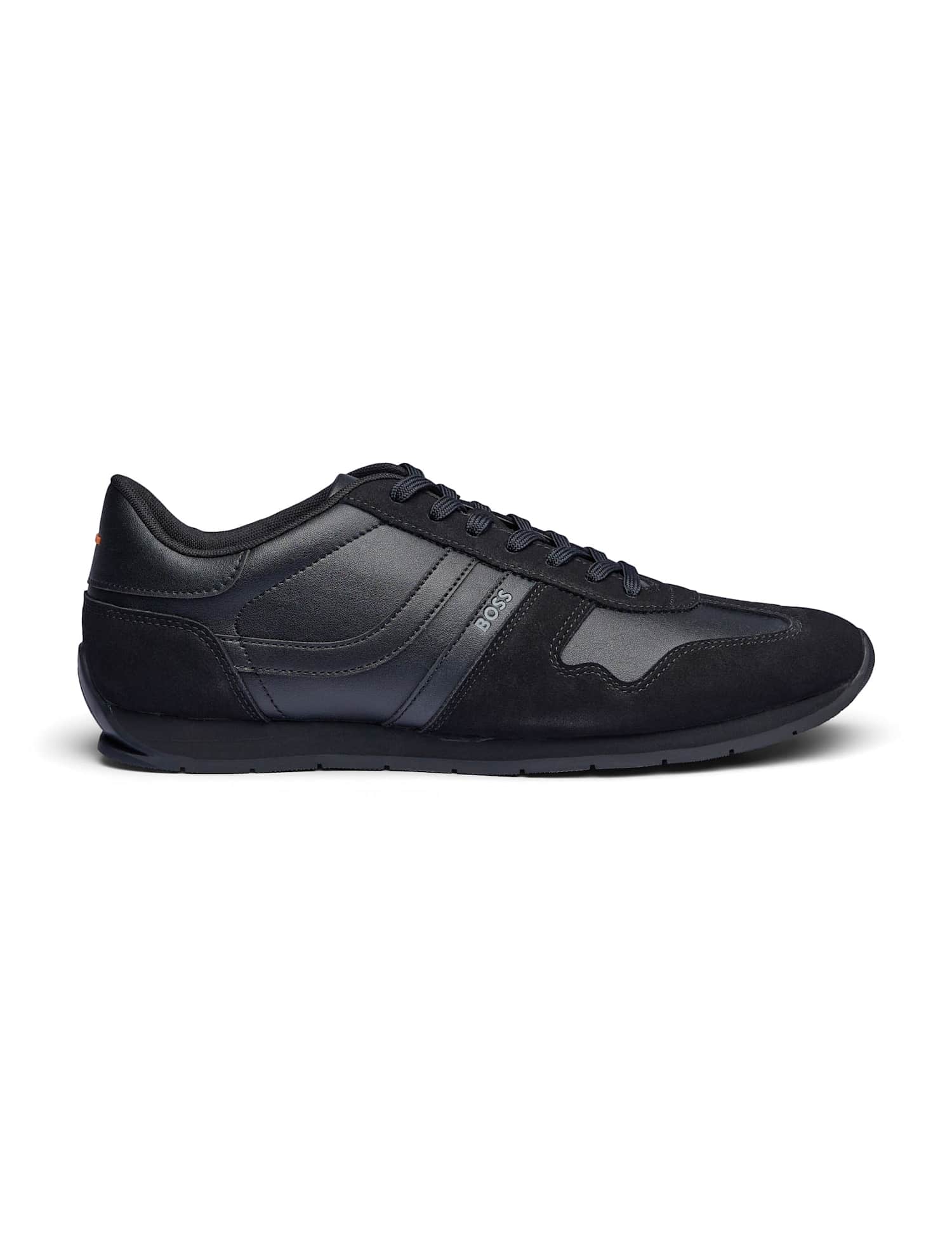 Hugo Lace Up Trainers Black