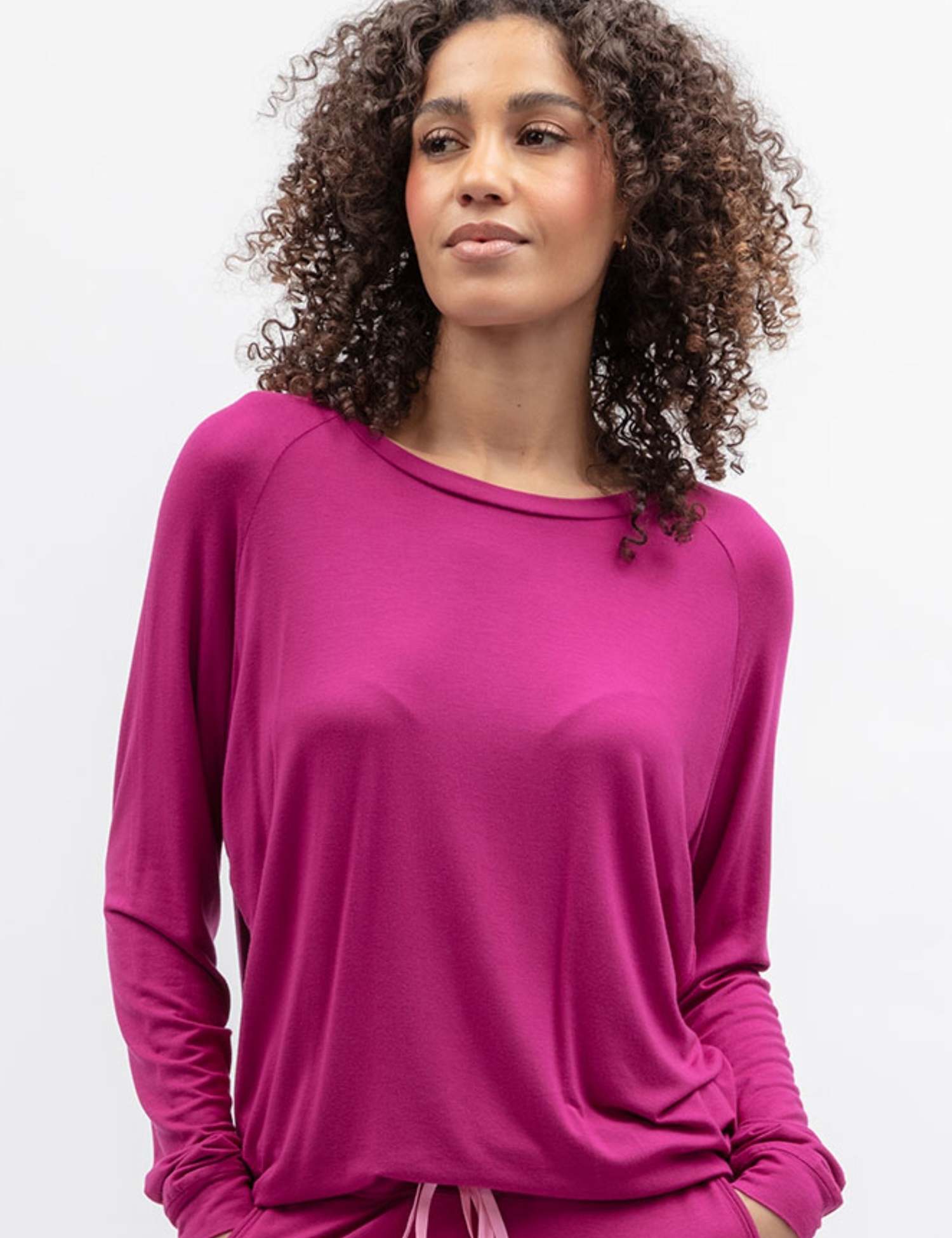Cyberjammies Modal RIch Pyjama Top Magenta