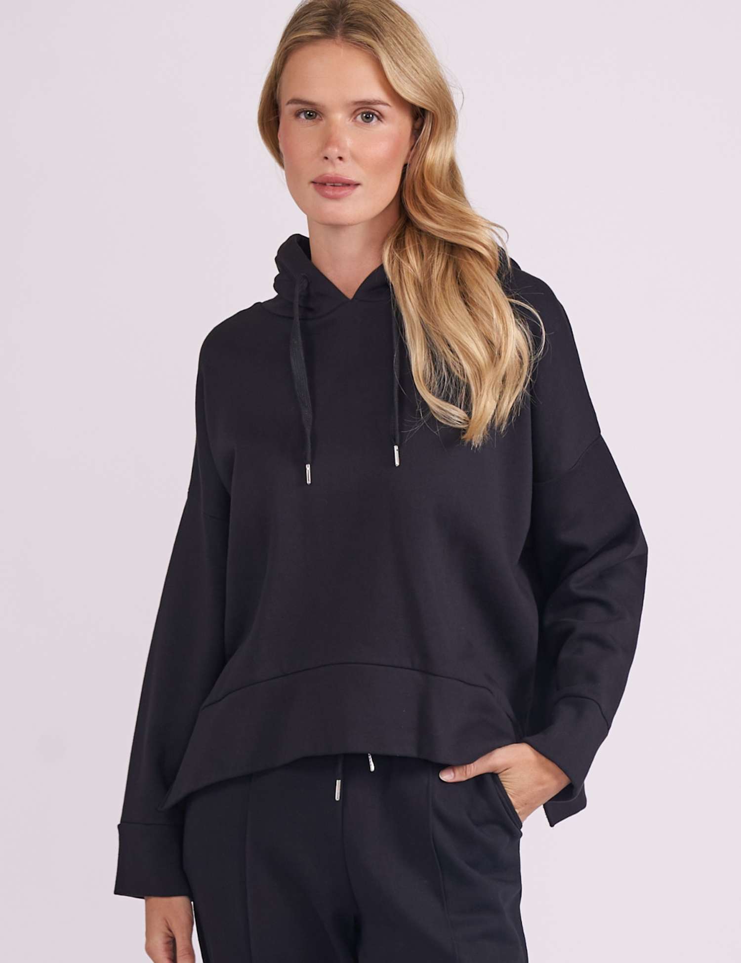 Cyberjammies Jersey Relaxed Lounge Hoodie Black