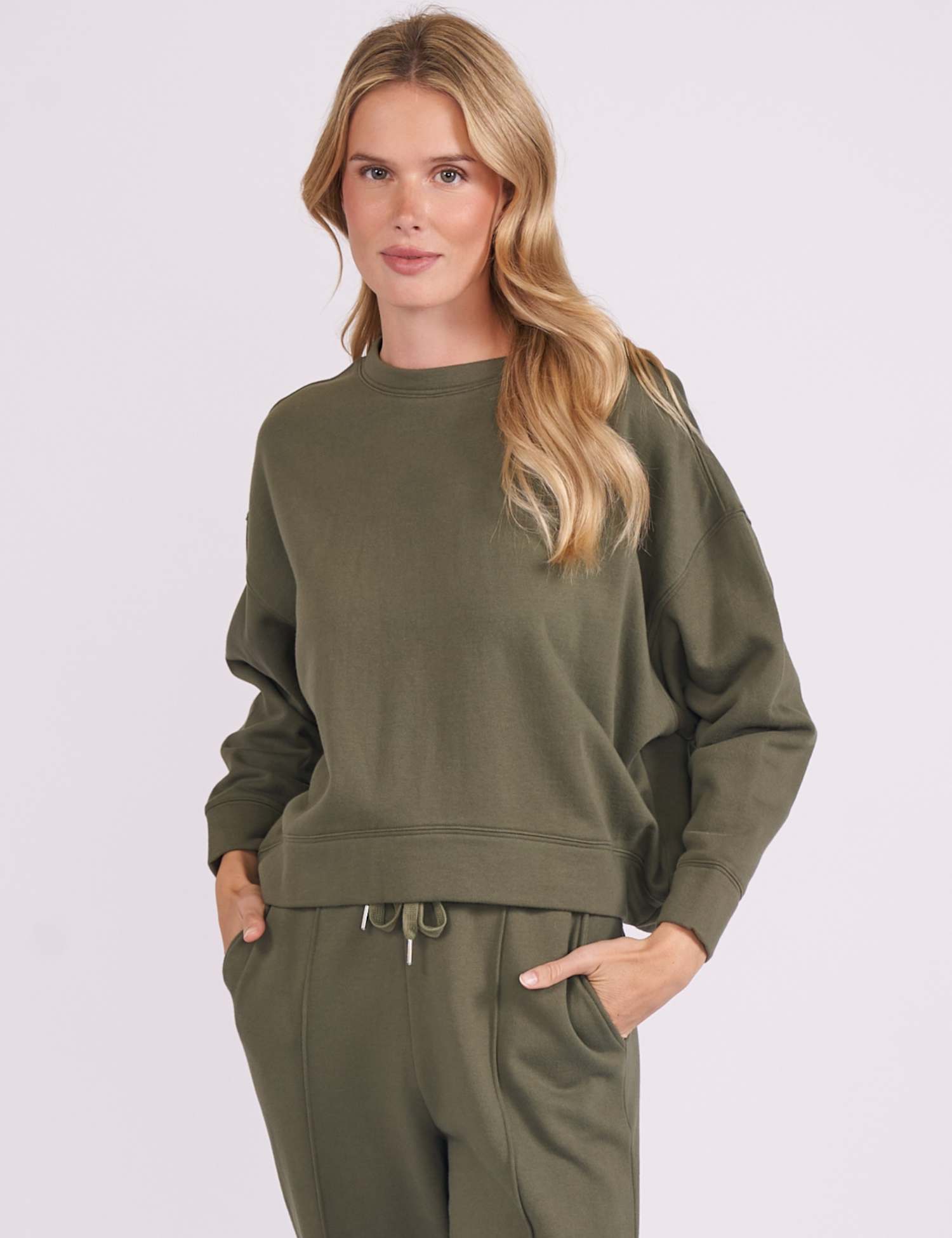 Cyberjammies Cotton Modal Sweatshirt Olive
