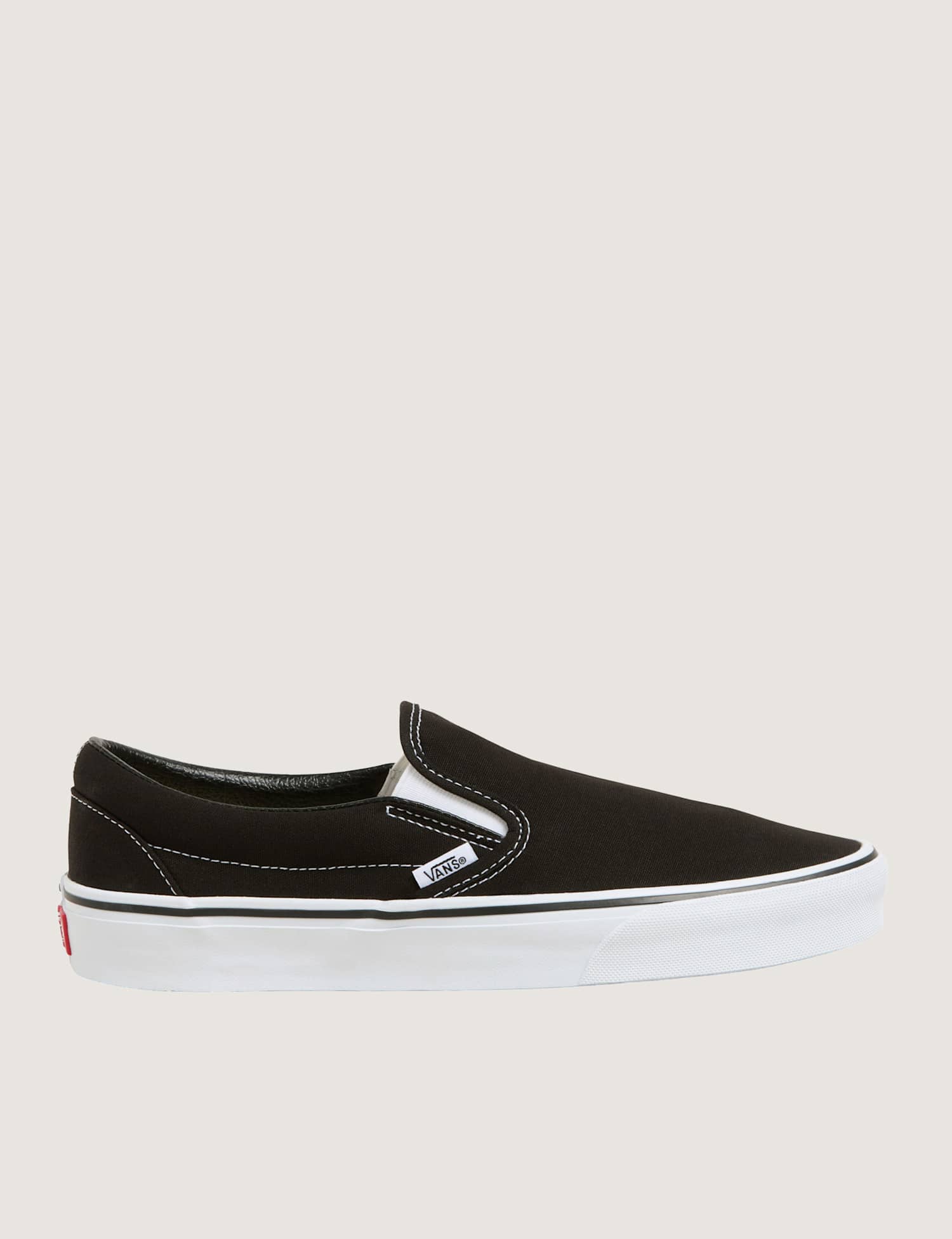 Vans Classic Slip-On Canvas Trainers Black