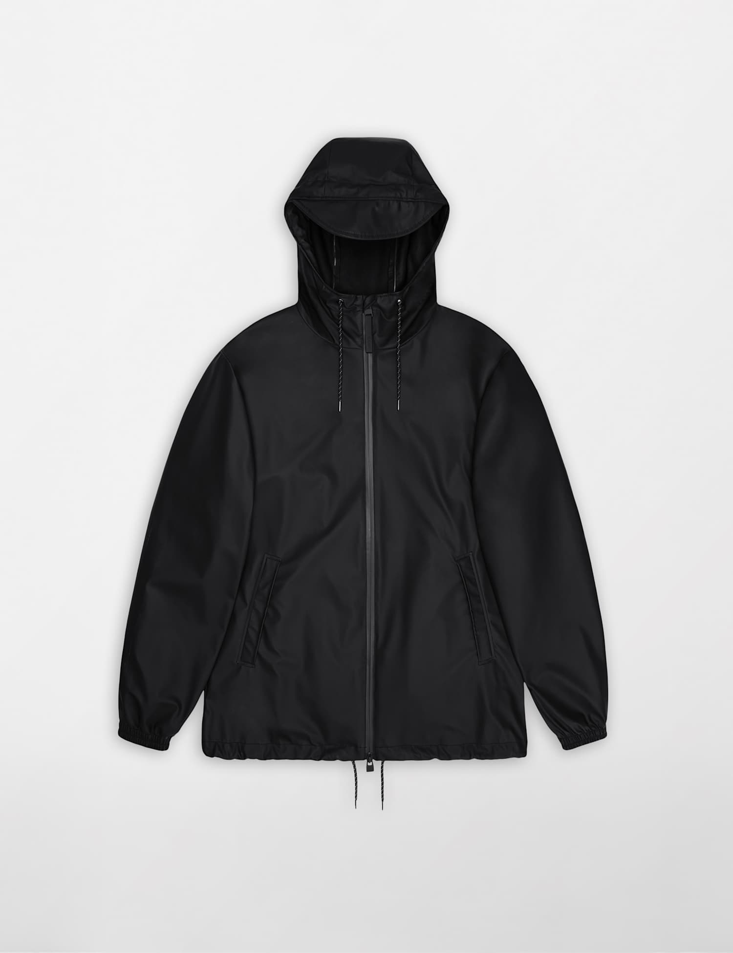 RAINS Storm Breaker Hooded Waterproof Coat Black