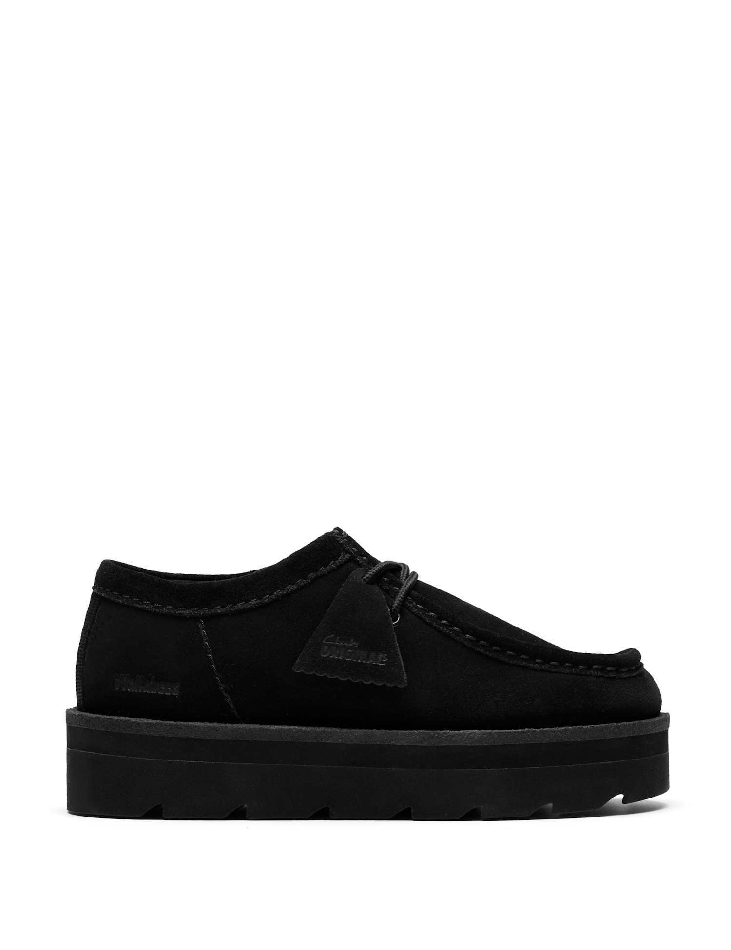 Clarks Originals Meare Walla Flatform Shoes Black