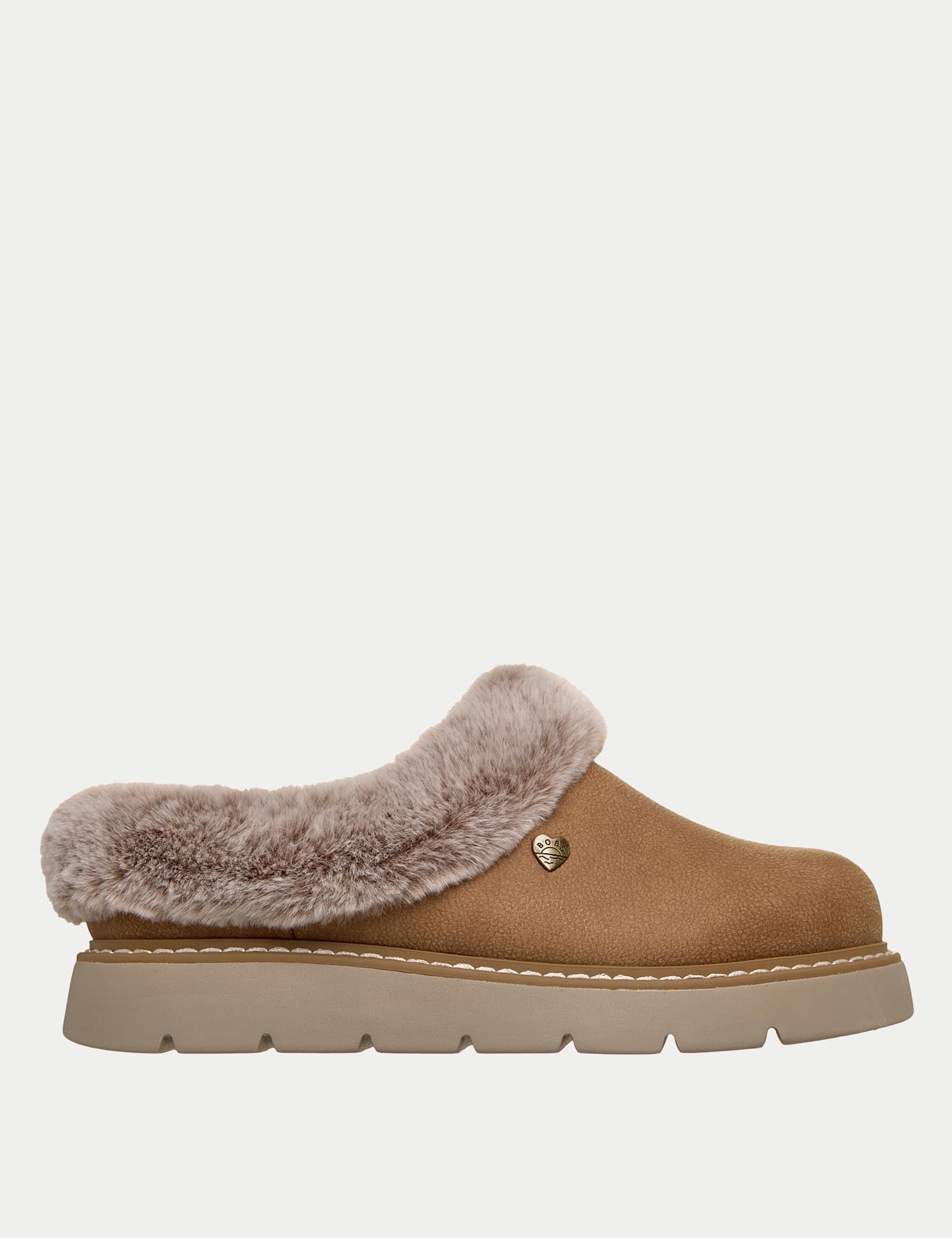 Skechers BOBS� Keepsakes Lite Wide Fit Mule Slippers Tan