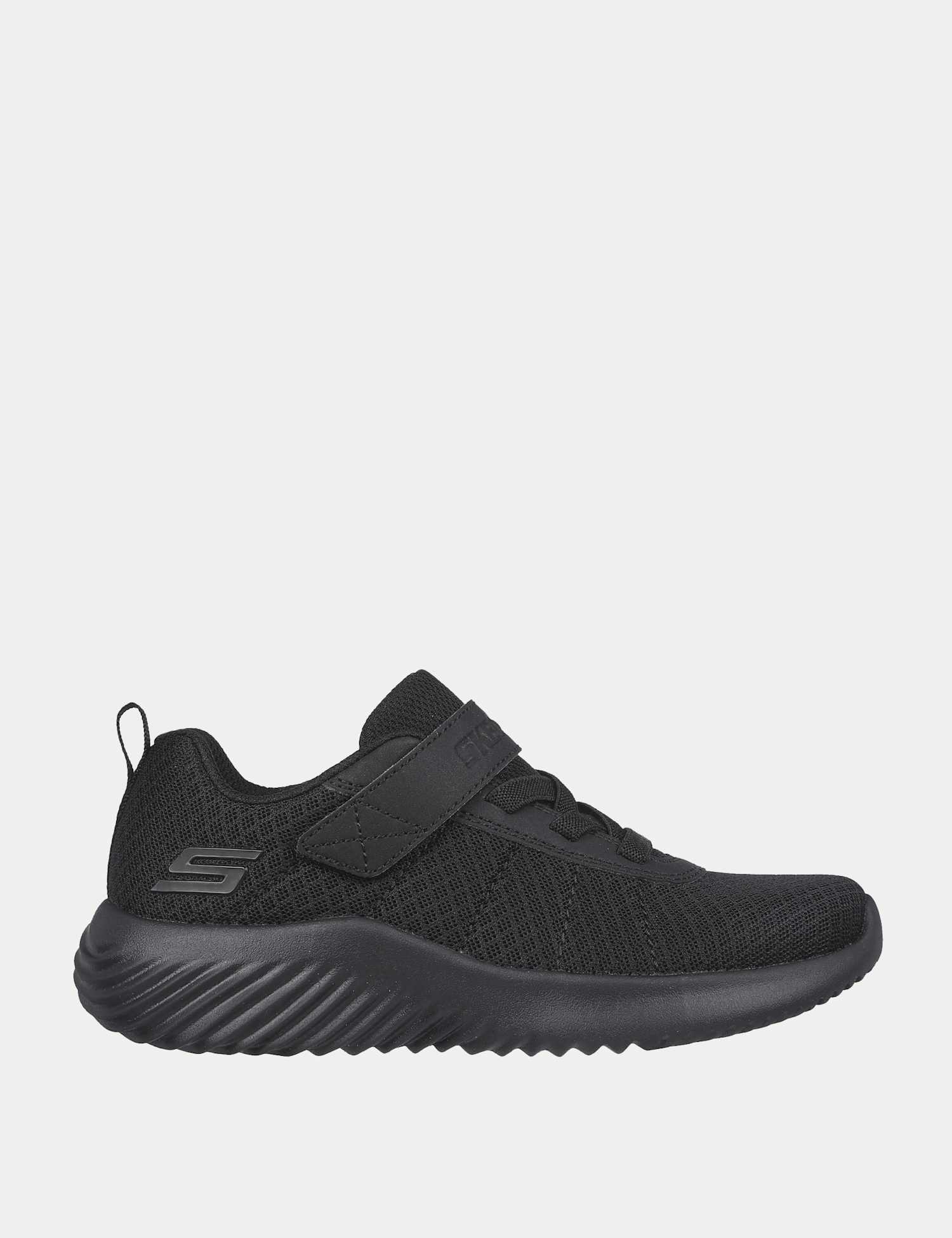 Skechers Kids' Bounder Baronik Riptape Trainers (9� Small - 4 Large) Black