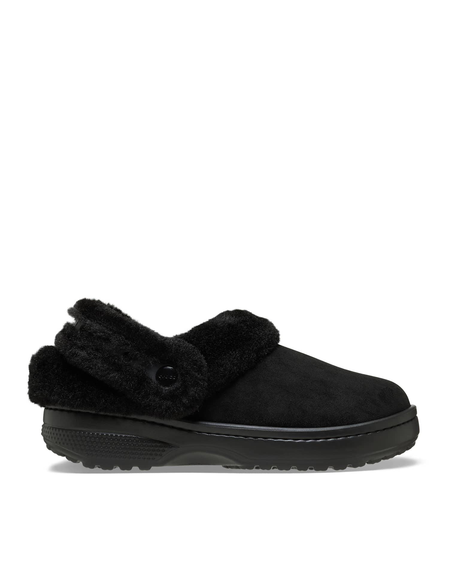Crocs Unfurgettable Faux Fur Lined Clogs Black