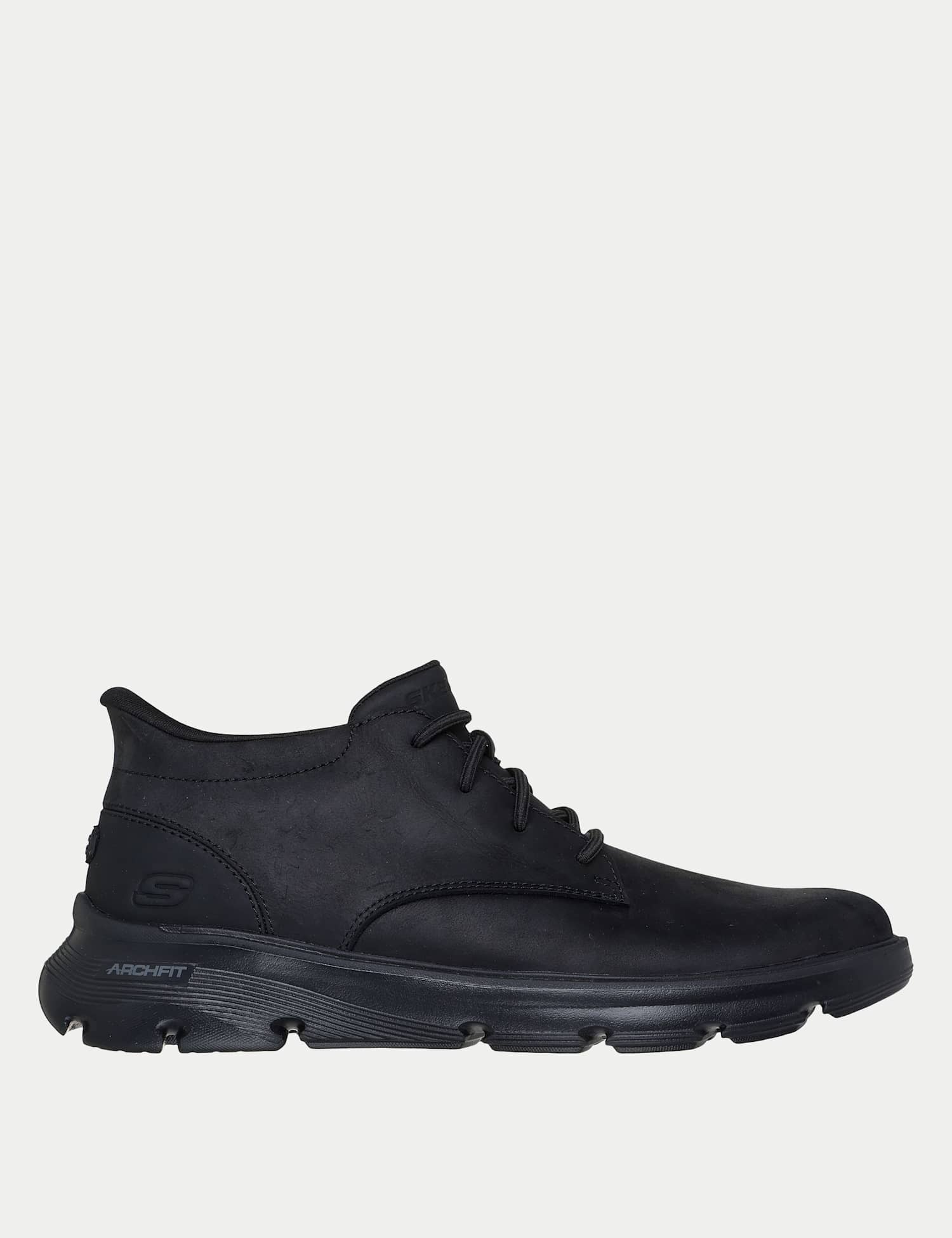 Skechers Arch Fit Garza Chukka Boots Black