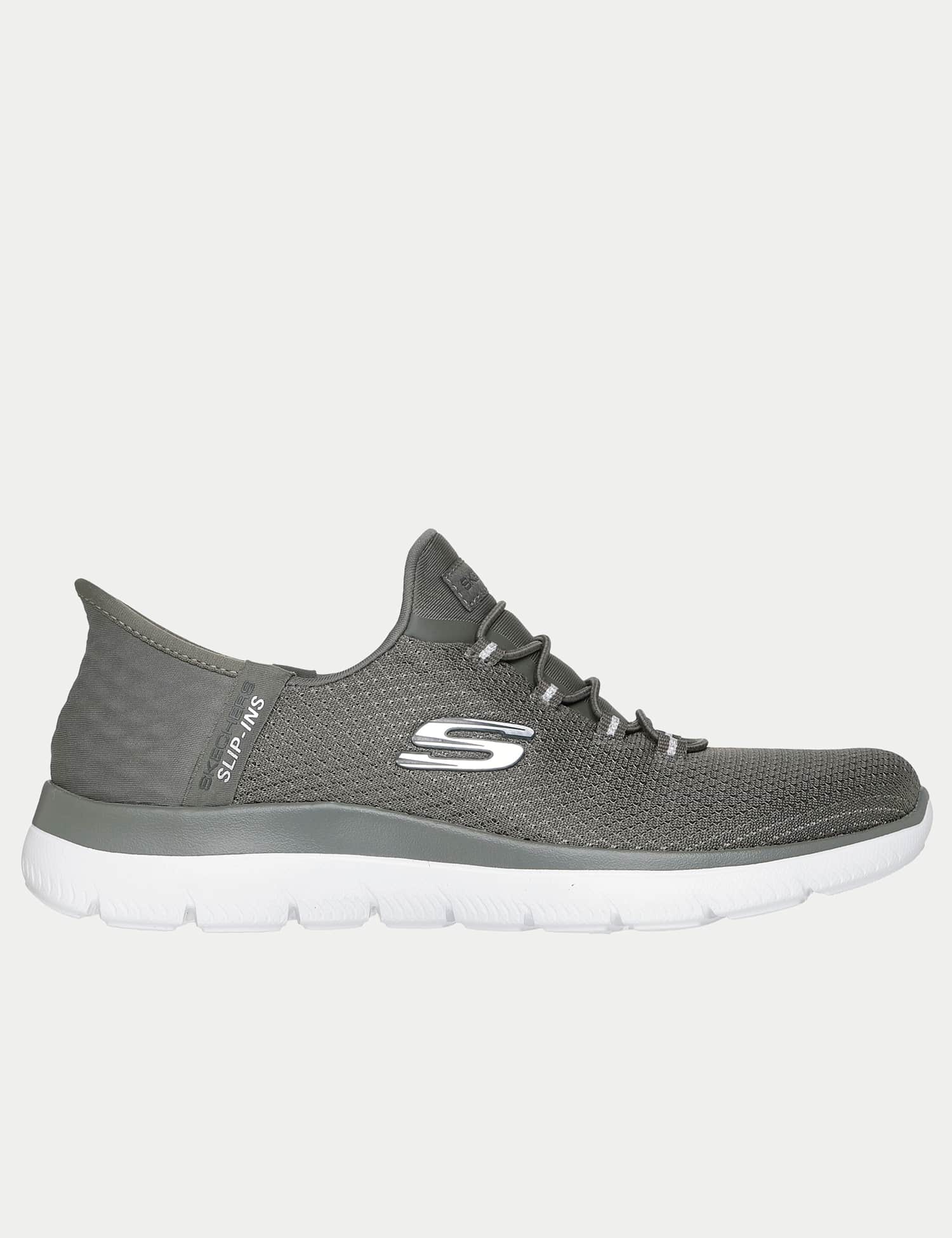 Skechers Summits Diamond Dream Slip-In Trainers Olive