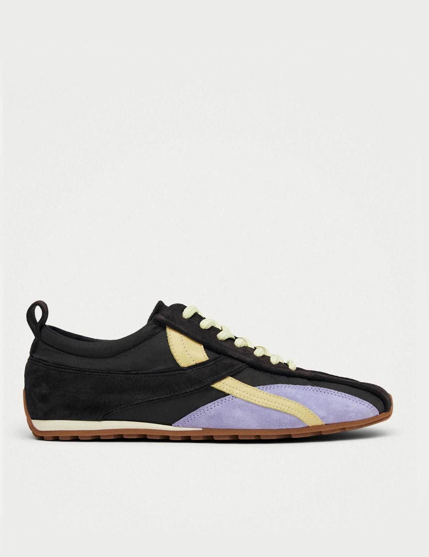 Alohas Suede Lace Up Trainers Brown