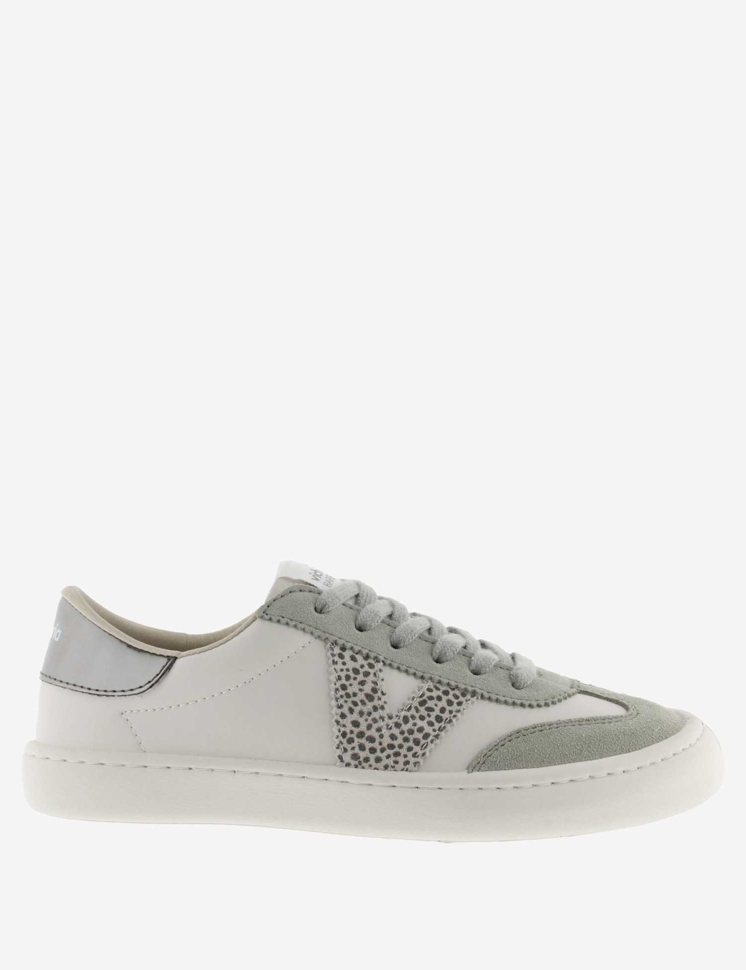 Victoria Animal Print Barefoot Wide Fit Trainers Khaki