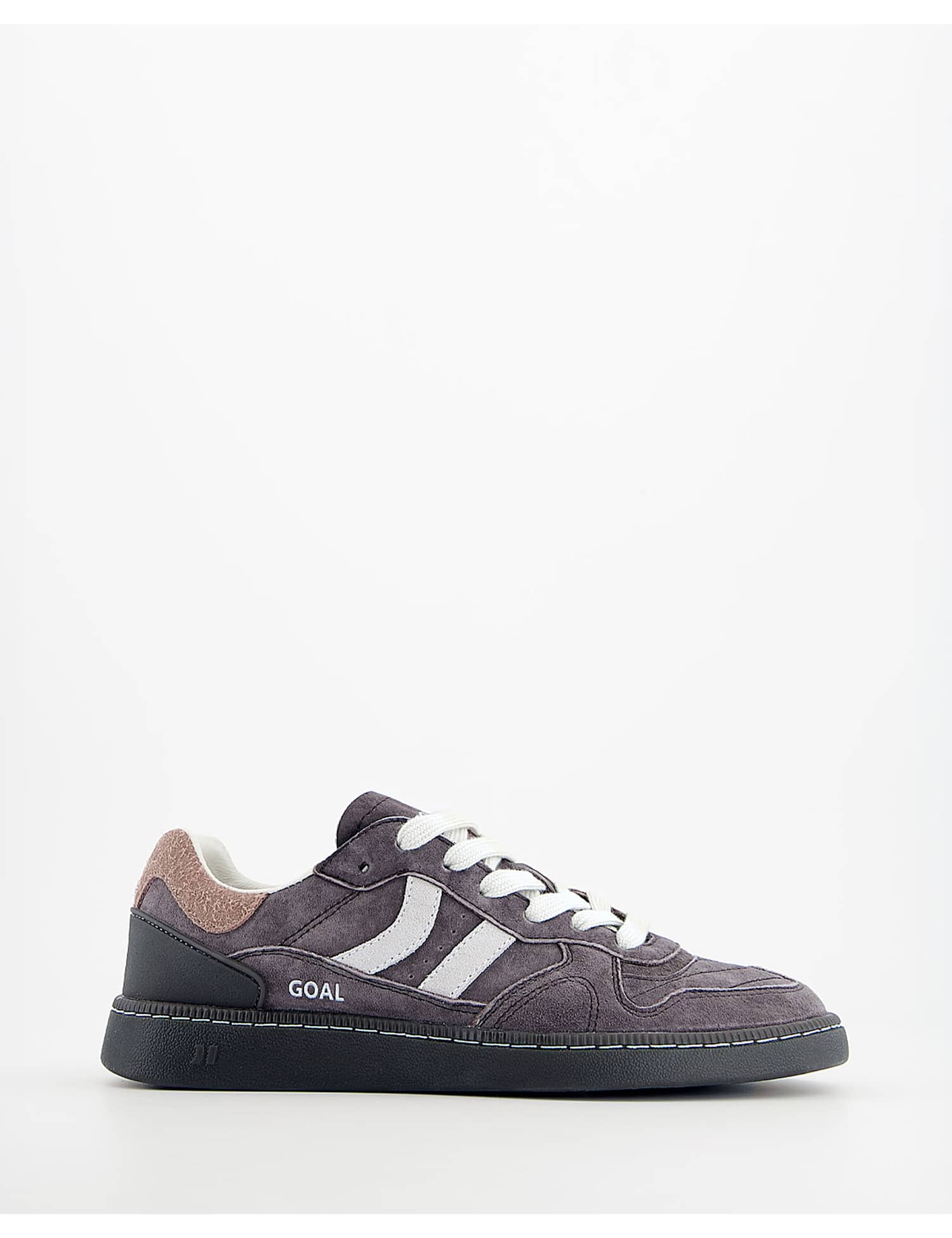 Coolway Goal Suede Lace Up Trainers Dark Brown