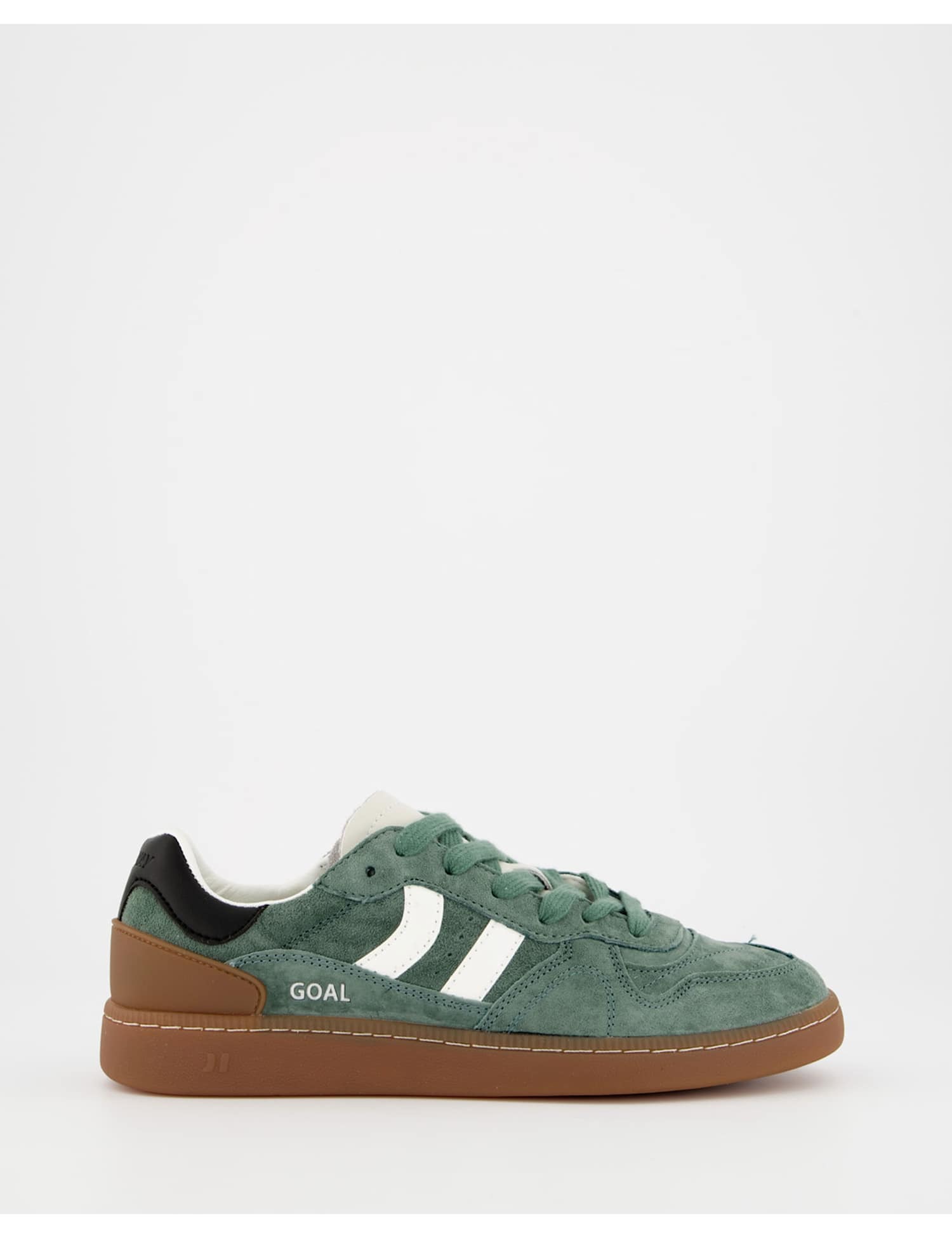 Coolway Goal Suede Lace Up Trainers Green