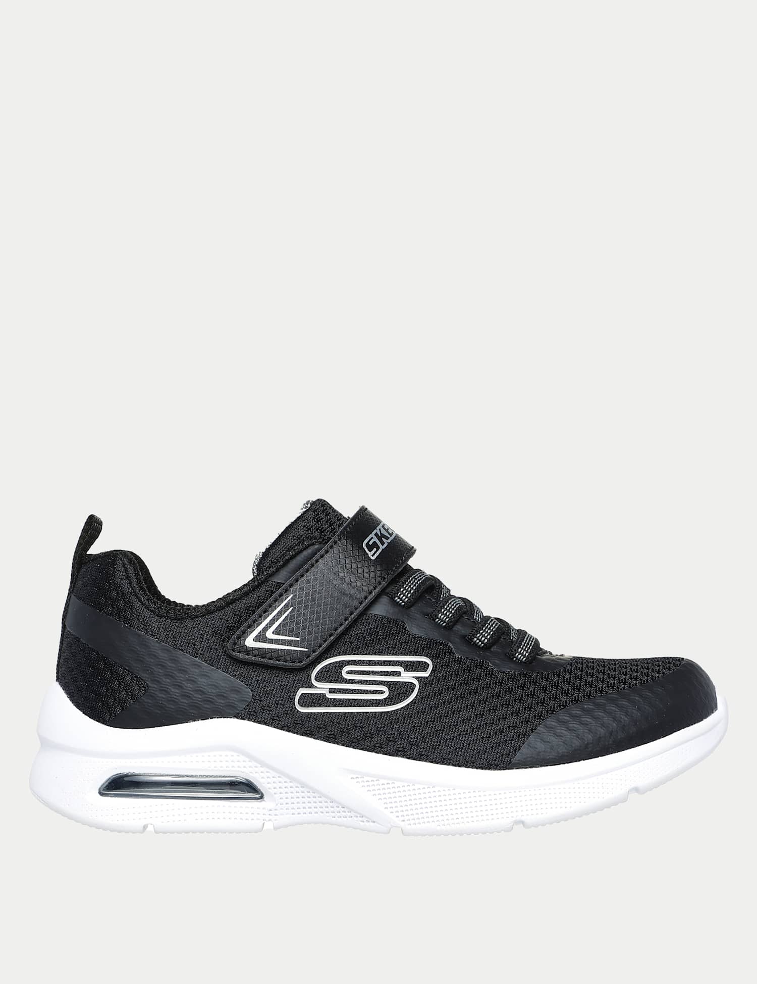 Skechers Kids' Riptape Trainers (9� Small - 4 Large) Black Mix