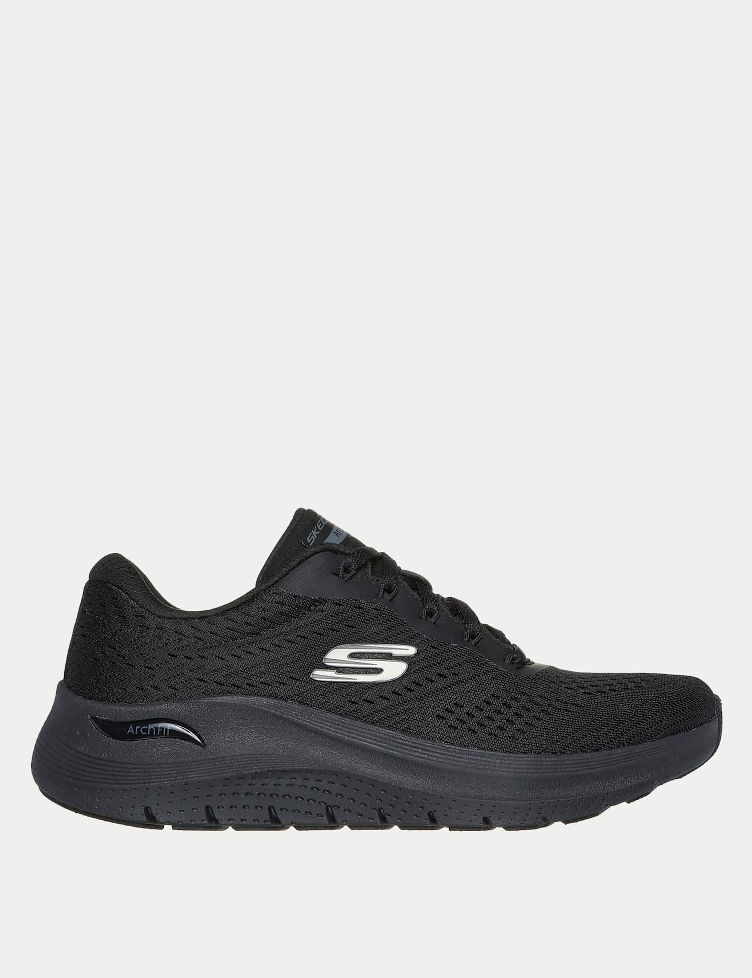 Skechers Arch Fit 2.0 Big League Wide Fit Trainers Black