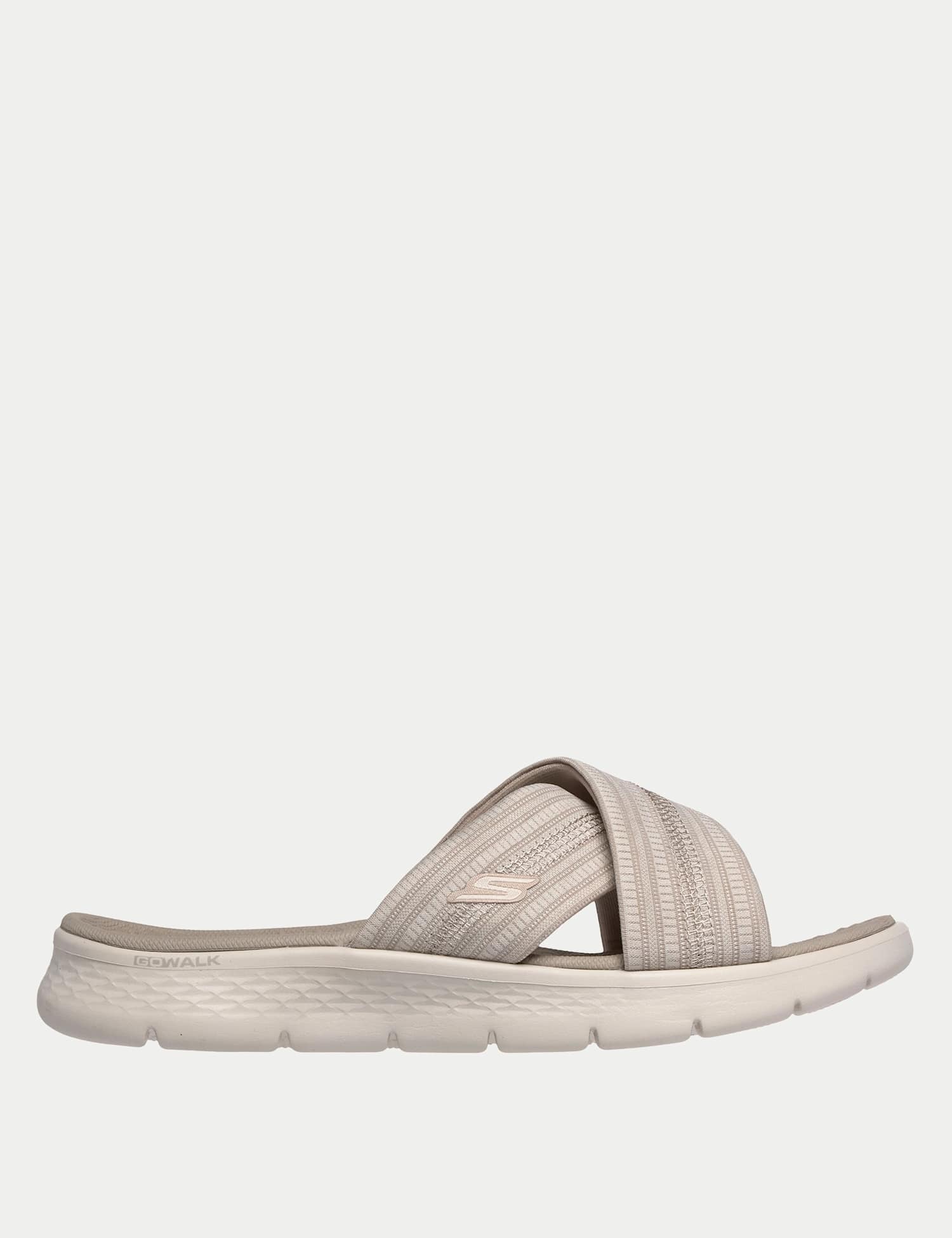 Skechers GO WALK Flex Flat Sandals Taupe