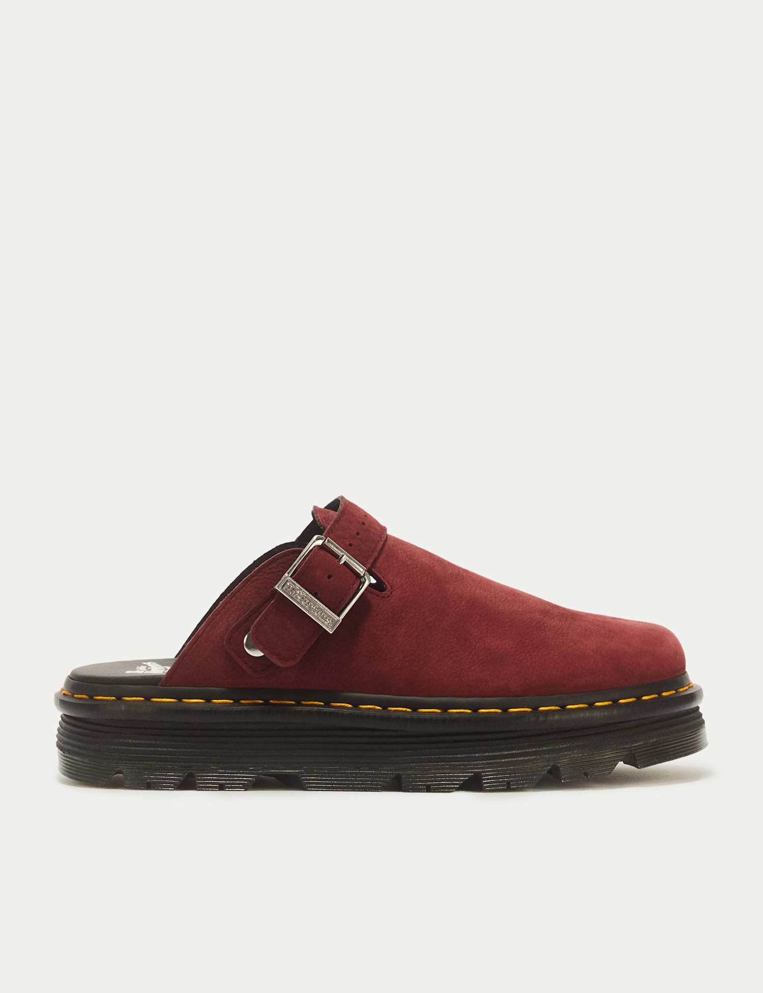 Dr Martens ZebZag Mules Dark Berry